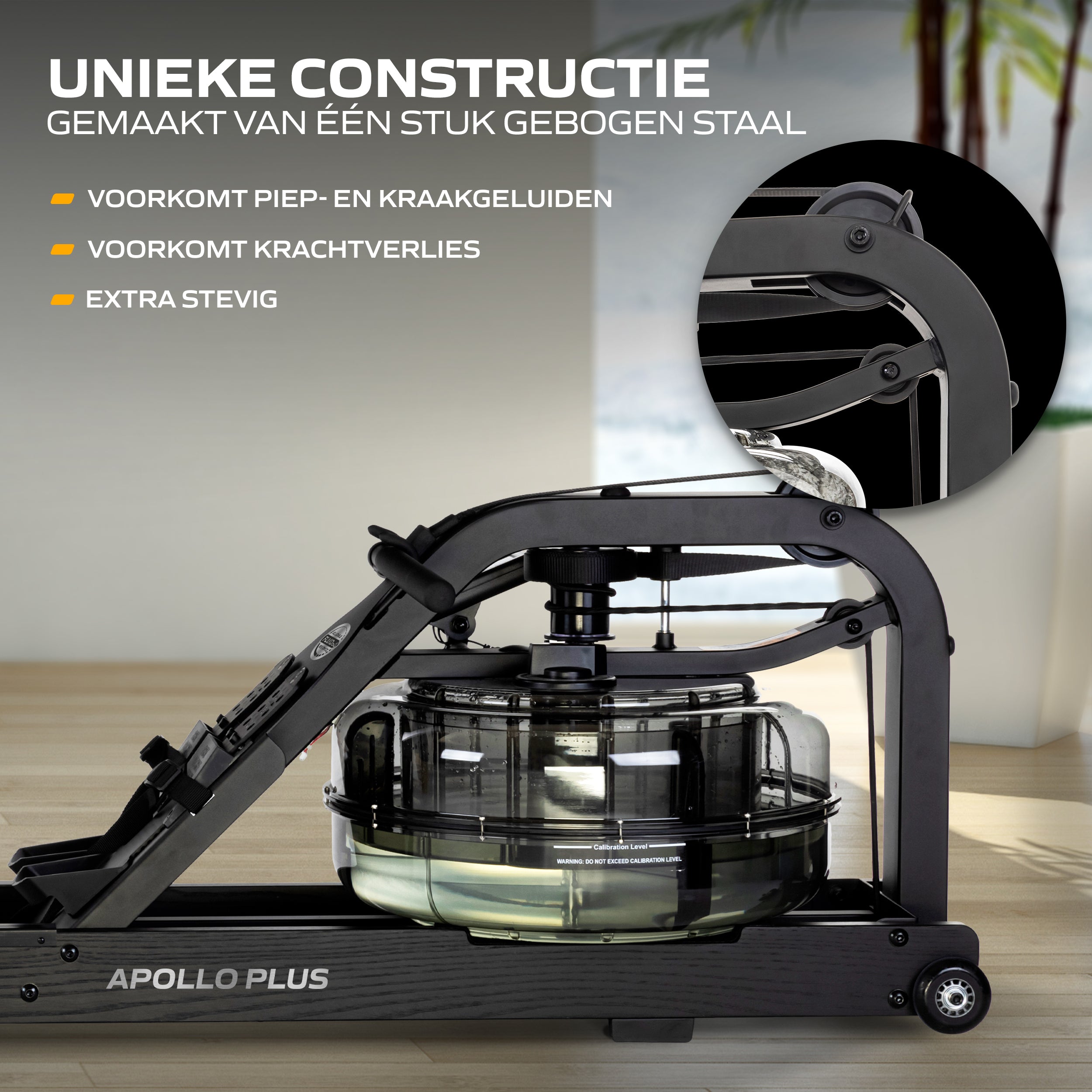 Fluid Rower Apollo Plus Black (1/2) afbeelding 2