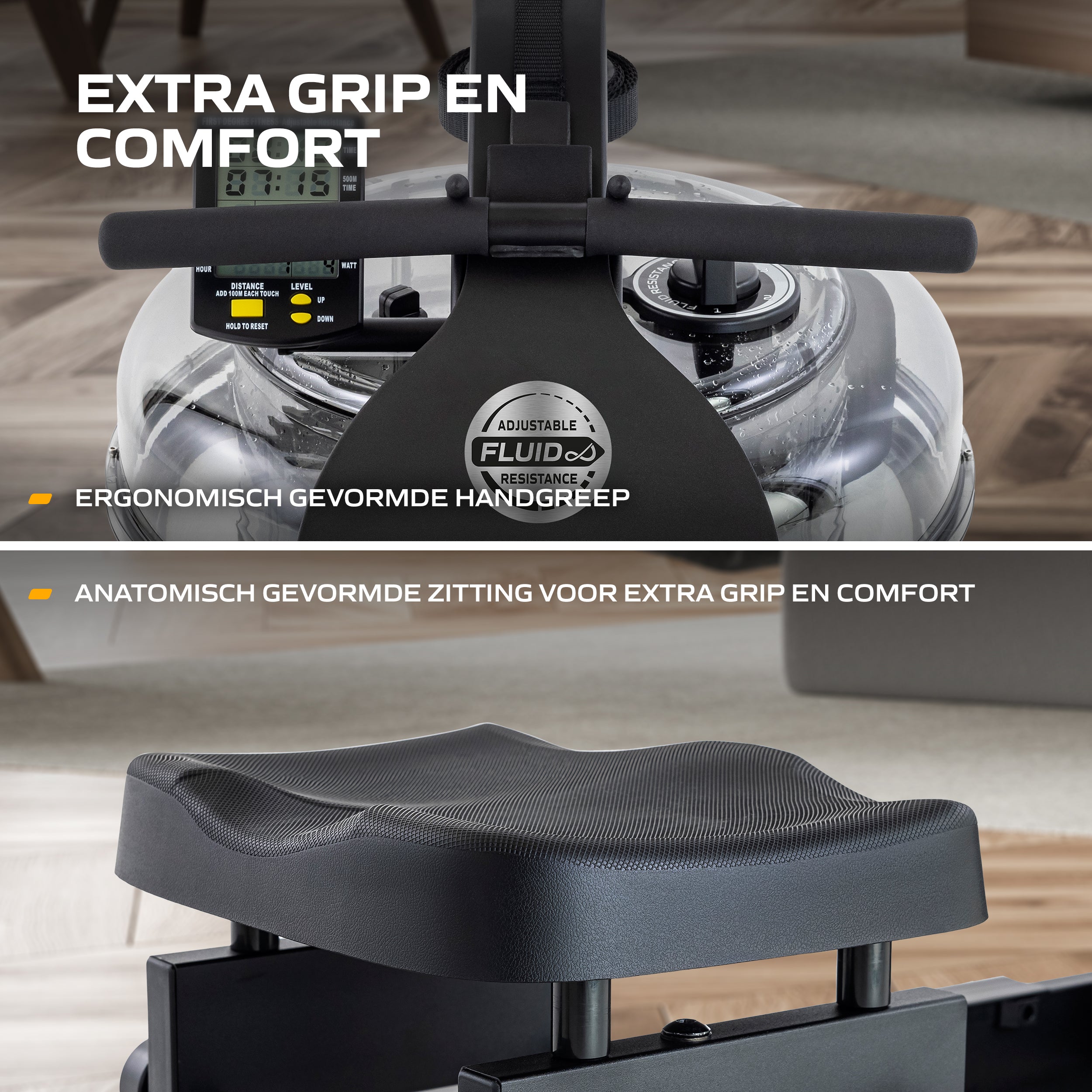 Fluid Rower Neon Plus Black (1/2) afbeelding 7