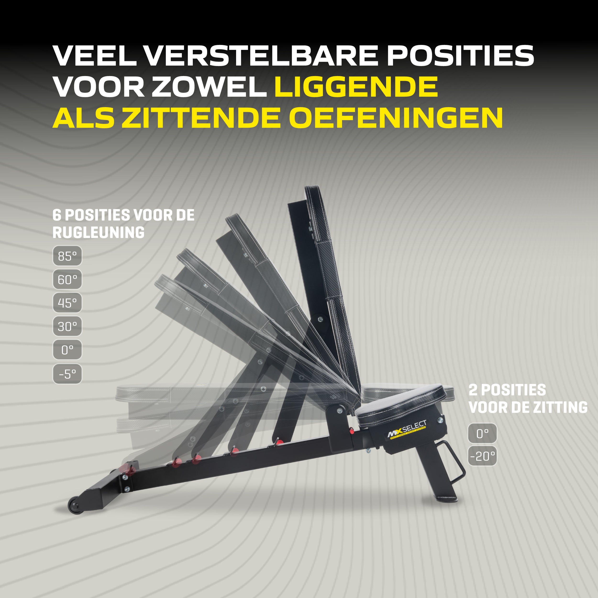 MX Select MX Adjustable Training Bench afbeelding 2
