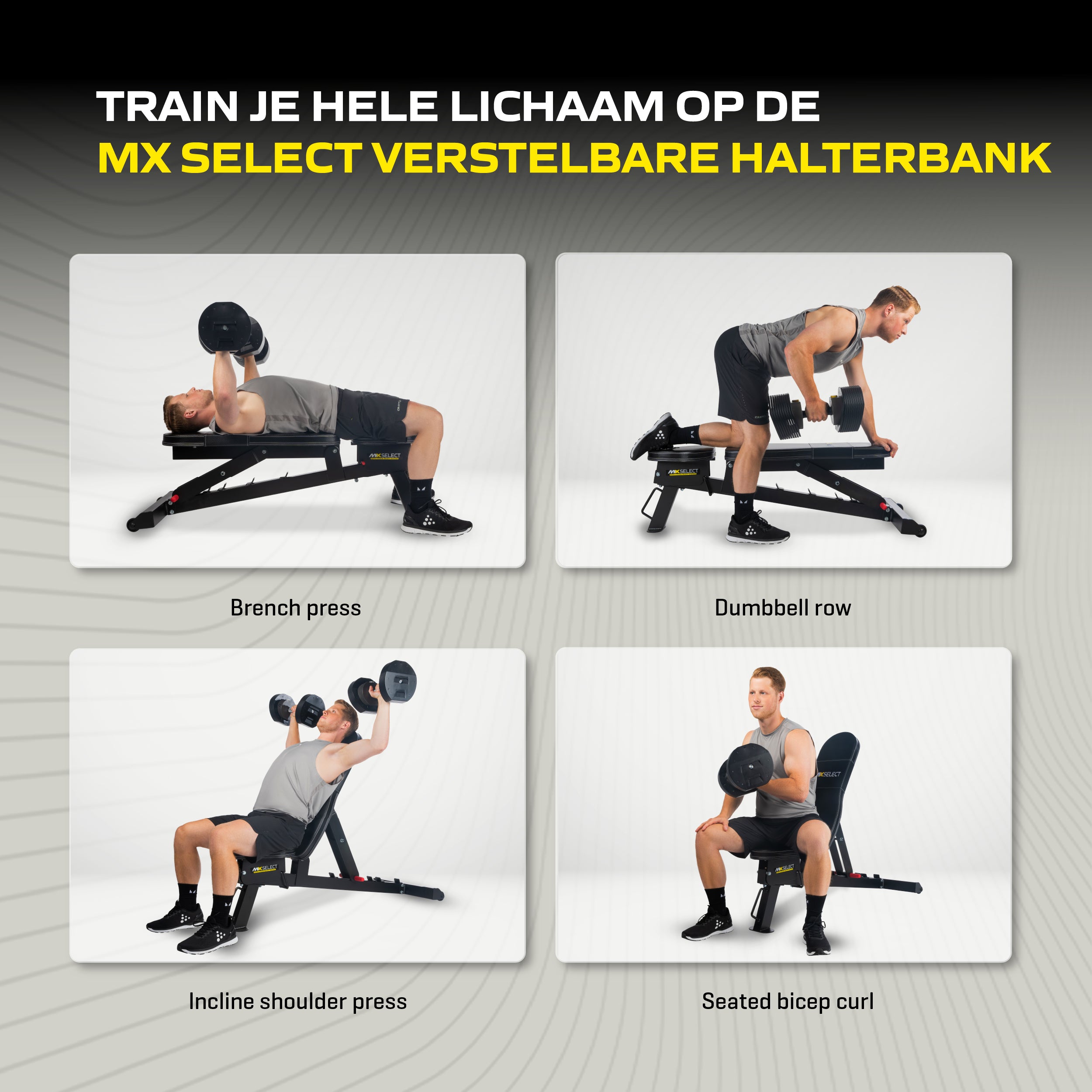 MX Select MX Adjustable Training Bench afbeelding 8