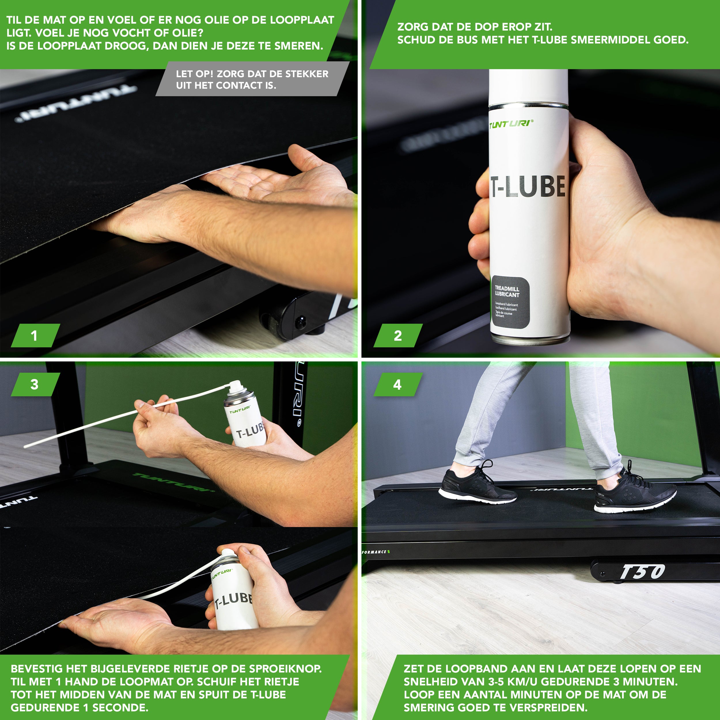 Tunturi T-Lube, Treadmill Lubricant, 200ml afbeelding 4