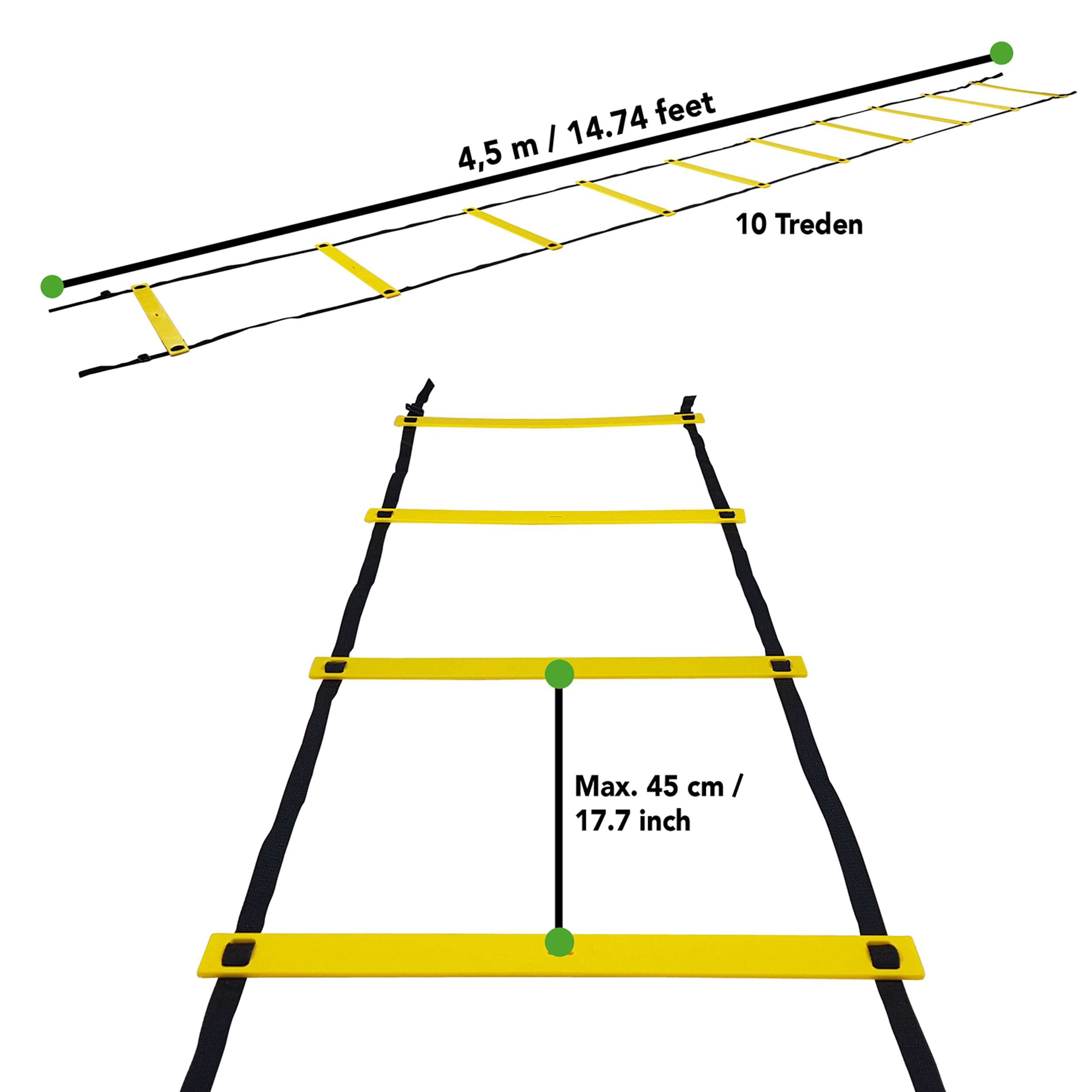 Tunturi Agility Ladder 4.5m afbeelding 6