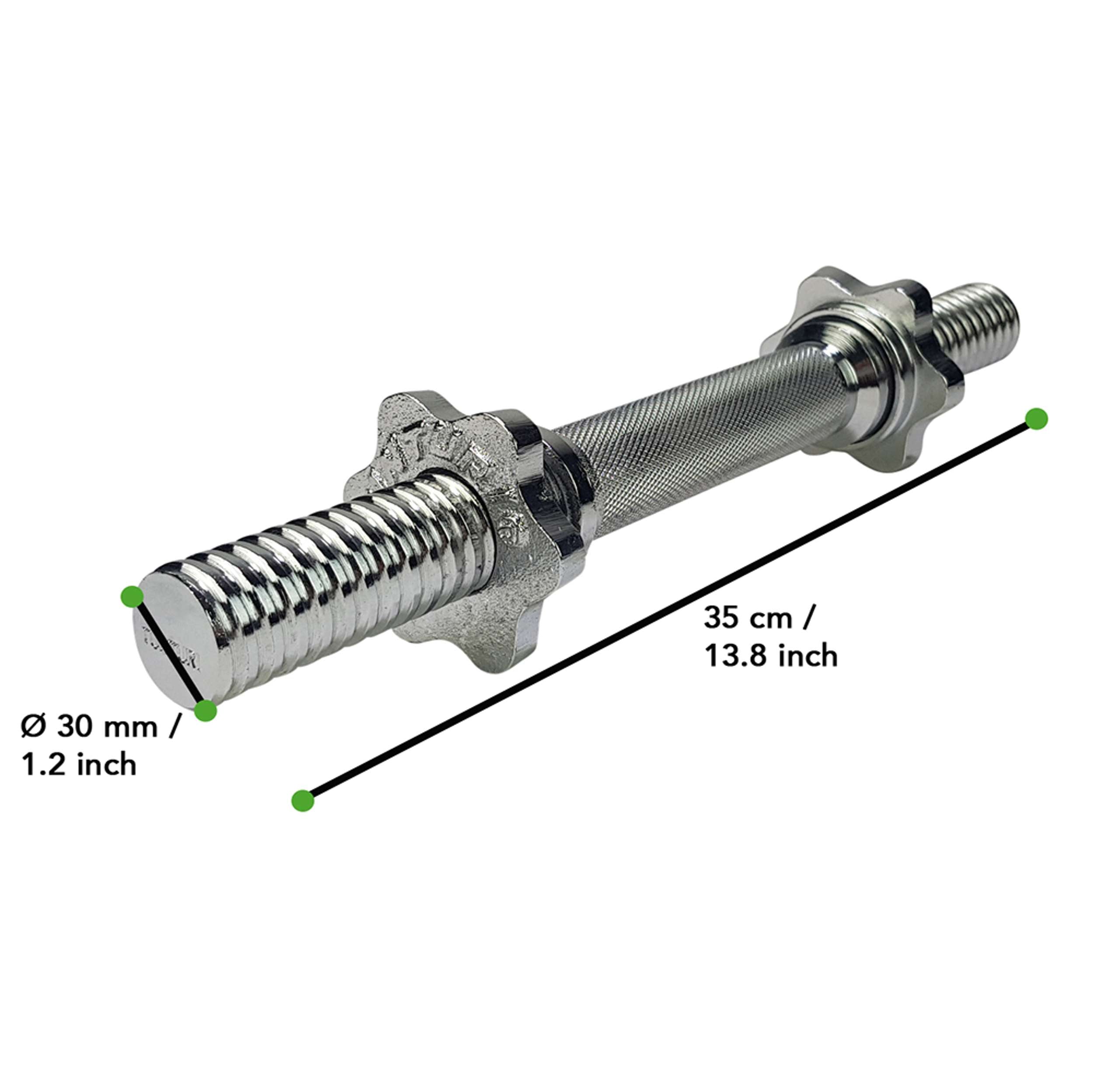 Tunturi Dumbbellset 10kg with 1 Bar Screw afbeelding 7