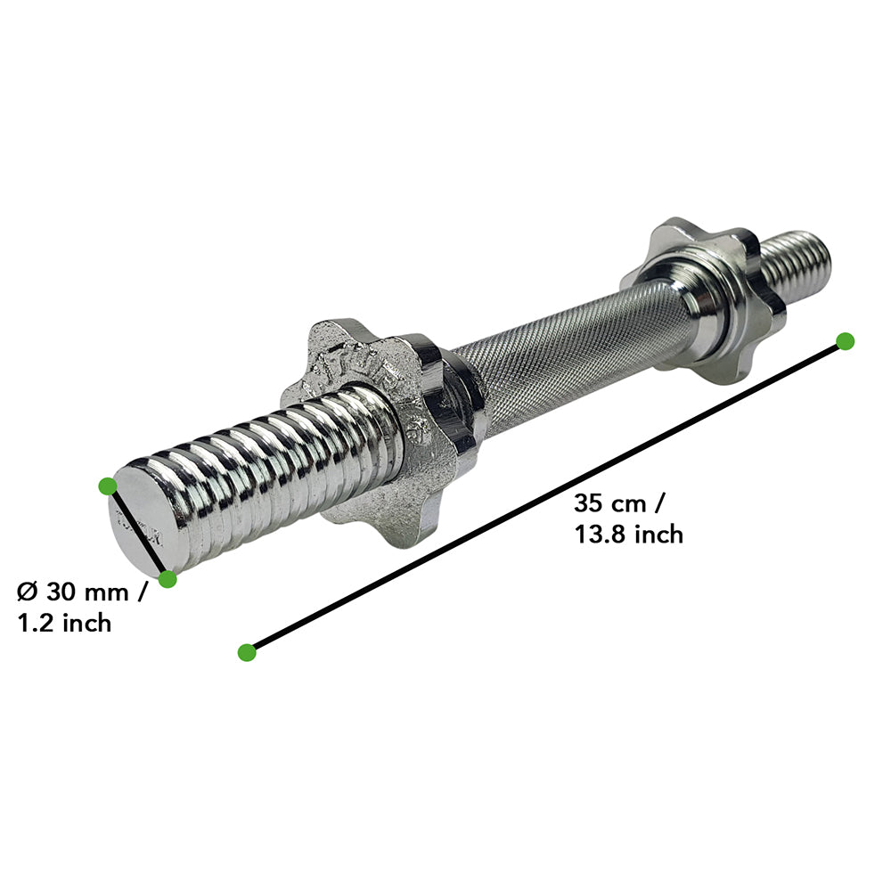 Tunturi Dumbbellset 10kg with 1 Bar Screw afbeelding 7