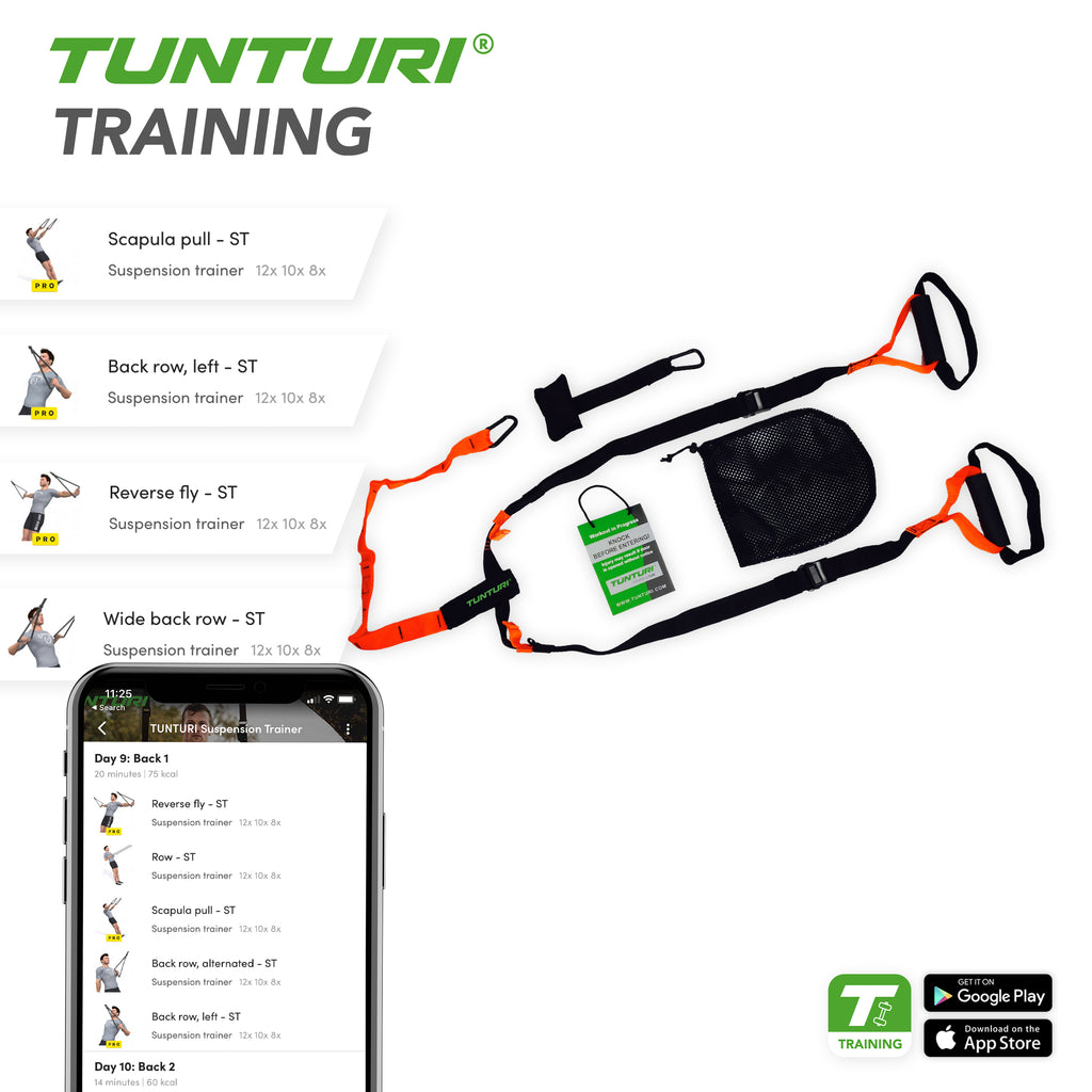 Tunturi Suspension / Sling Trainer afbeelding 4