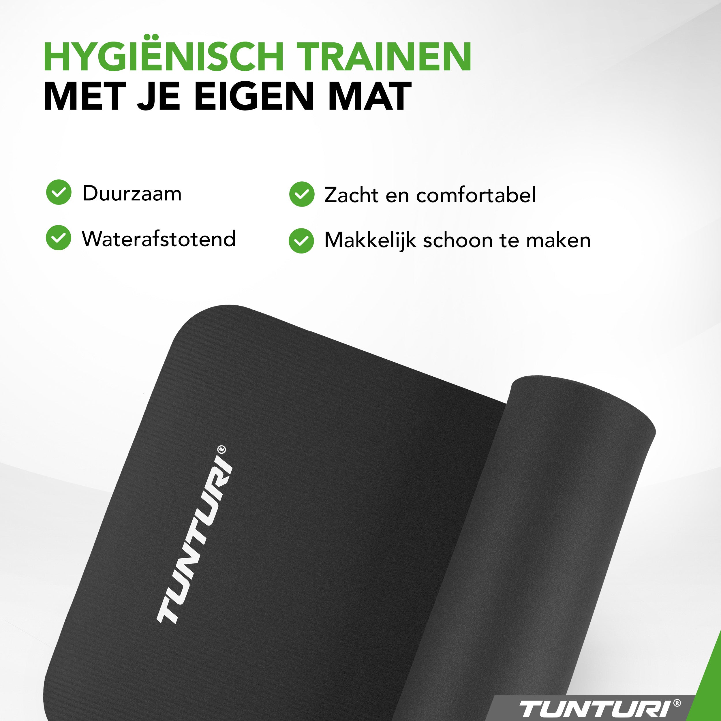 Tunturi Fitnessmat NBR Black afbeelding 4