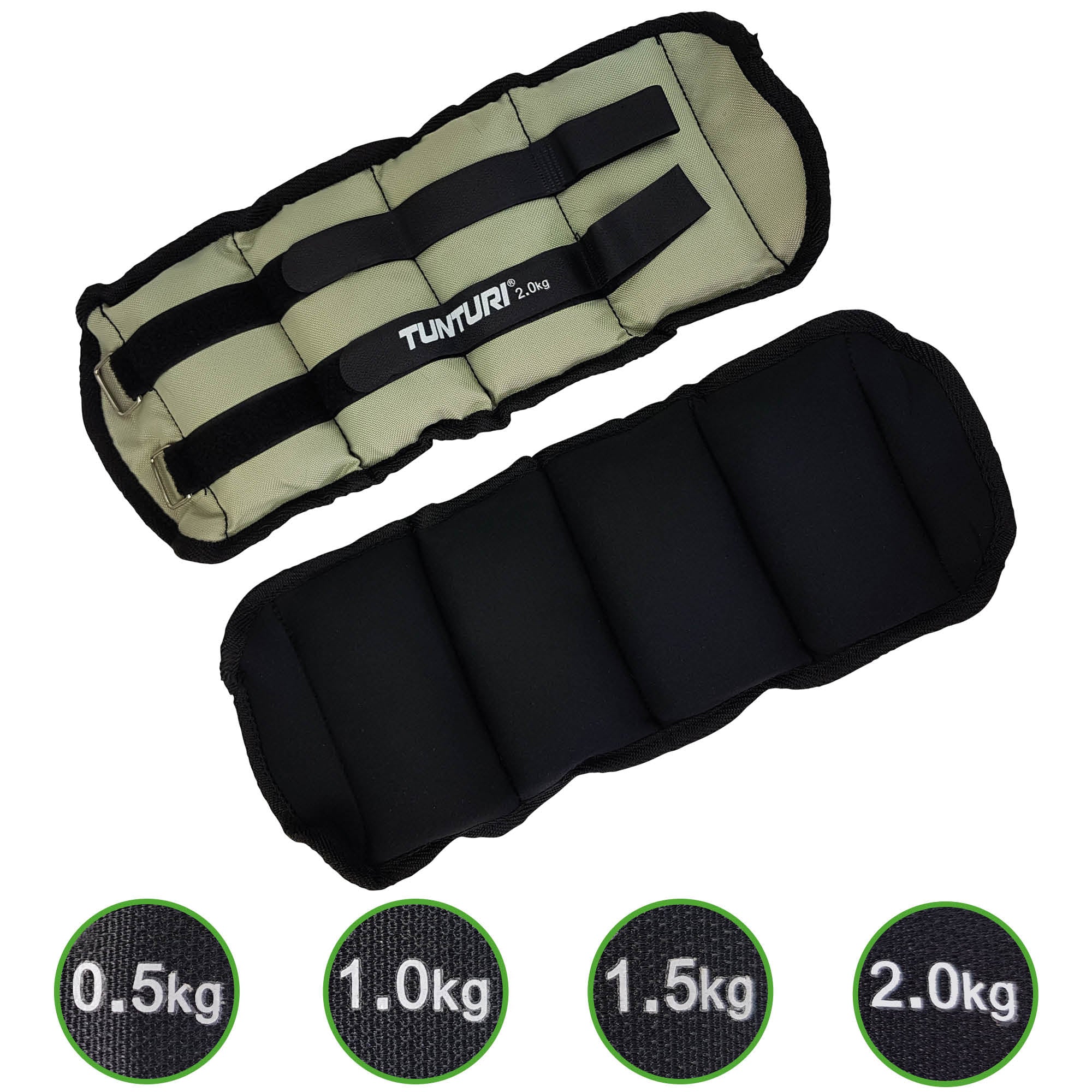 Tunturi Arm/Leg Weights 2.0kg - Pair afbeelding 3