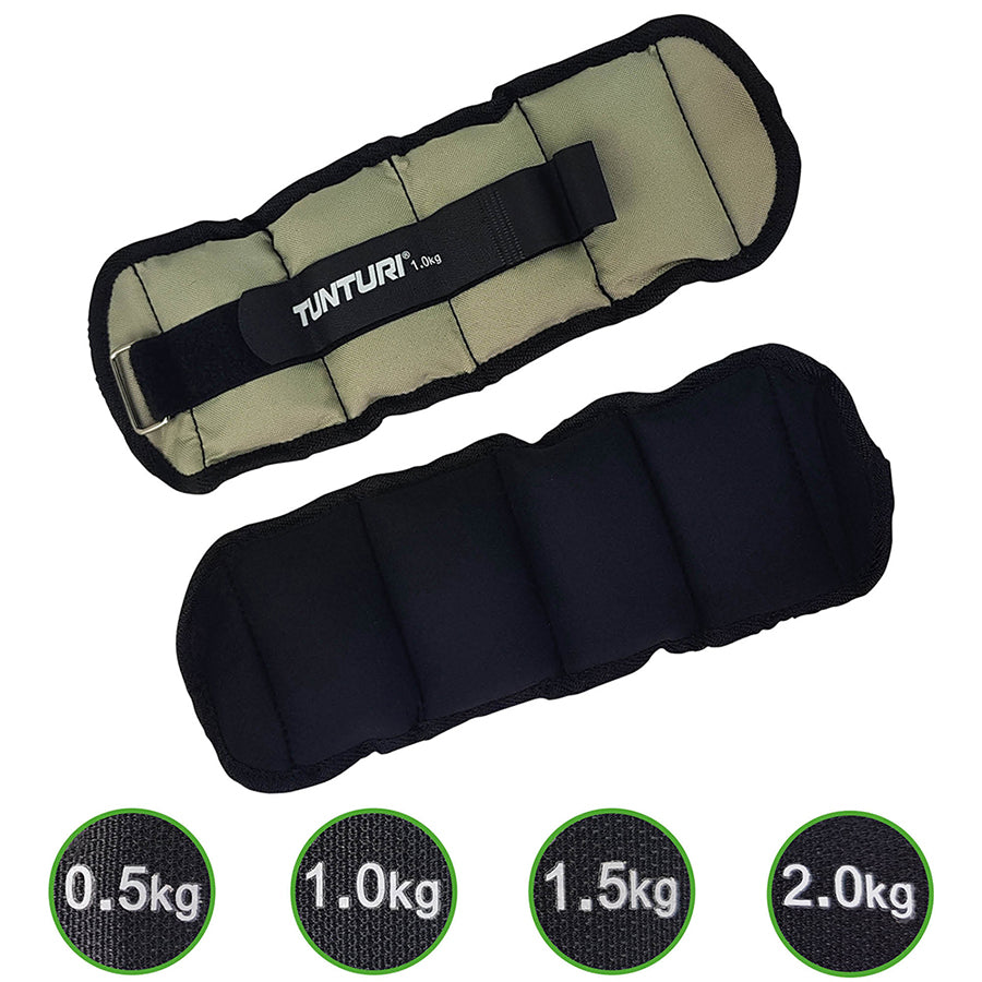 Tunturi Arm/Leg Weights 1.0kg - Pair