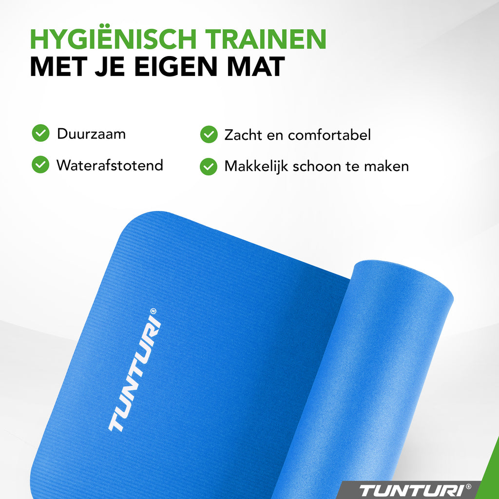 Tunturi Fitnessmat NBR  Blue afbeelding 3