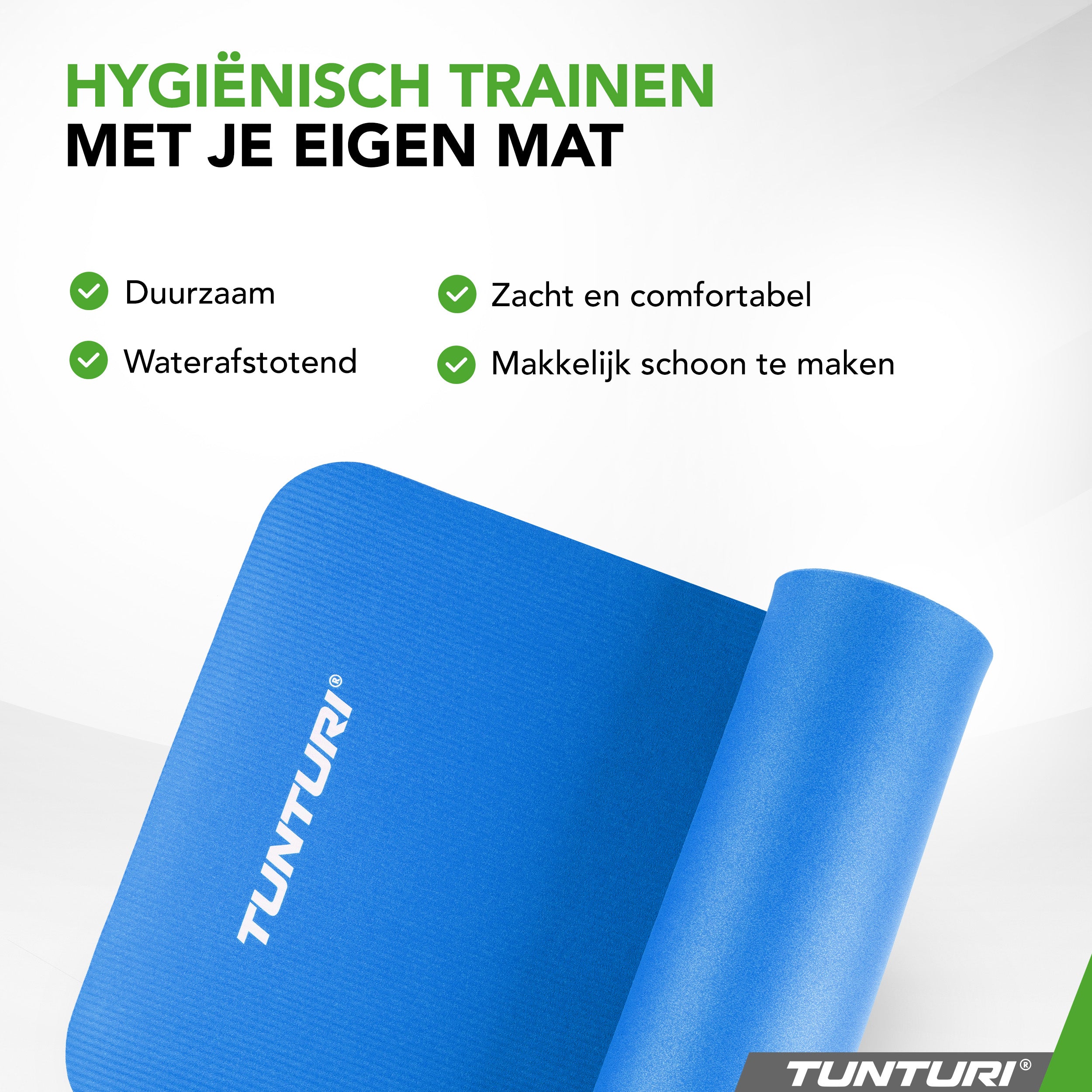 Tunturi Fitnessmat NBR  Blue afbeelding 3