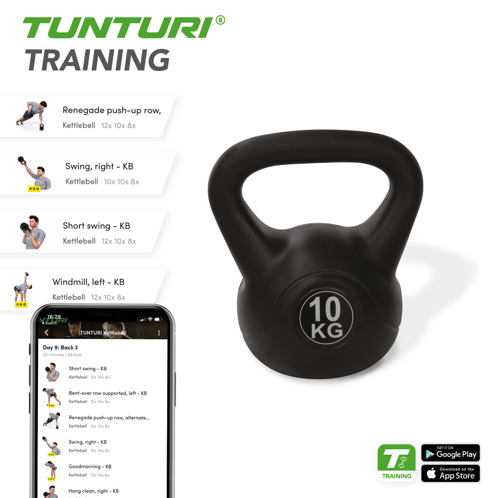 Tunturi PE Kettlebell 10kg afbeelding 4