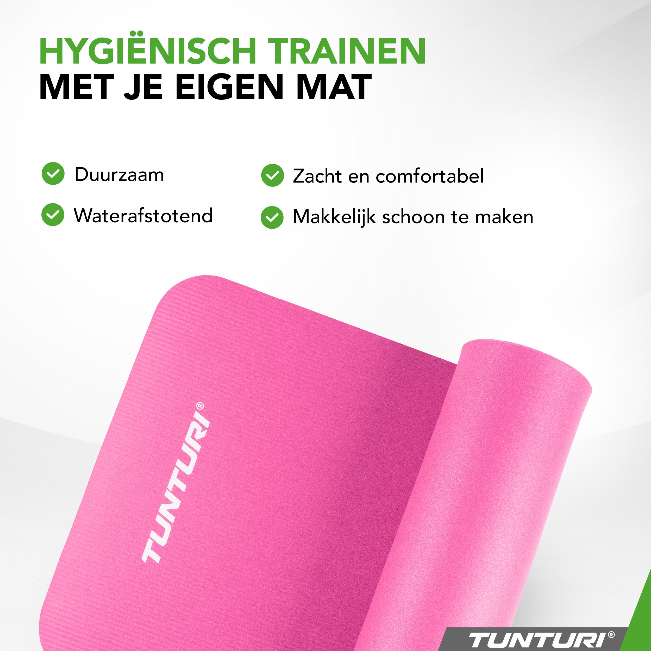 Tunturi Fitnessmat NBR  Pink afbeelding 2