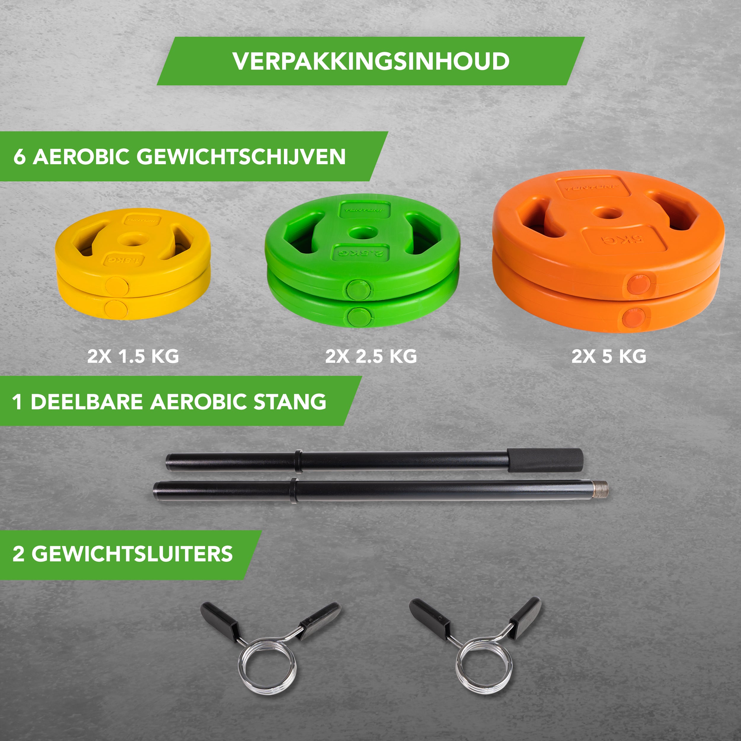 Tunturi Aerobic Pump Set 20 kg afbeelding 7