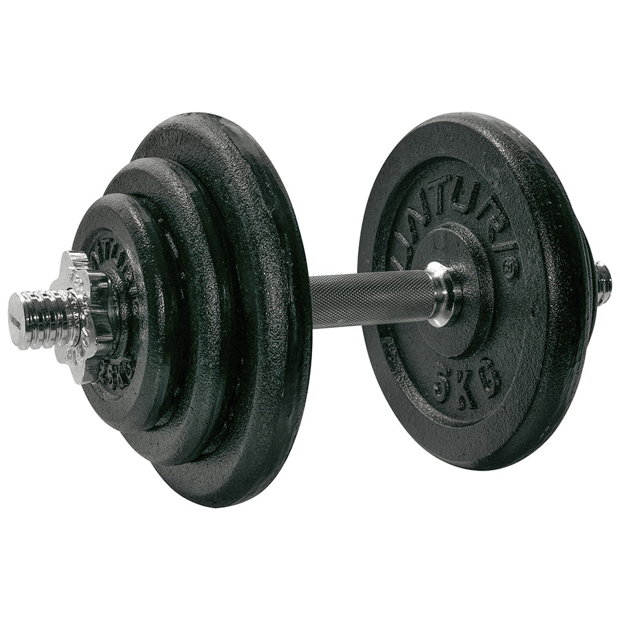 Tunturi Dumbbellset 20kg - with 1 Bar Screw