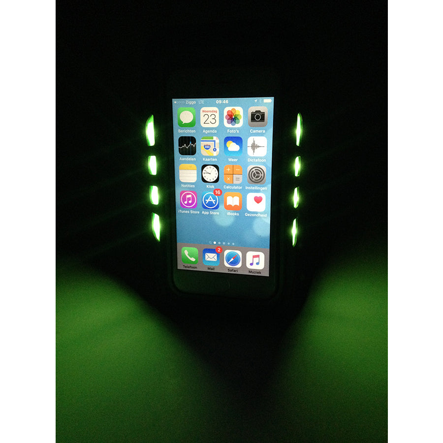 Tunturi LED Telephone Sport Armband Green afbeelding 3
