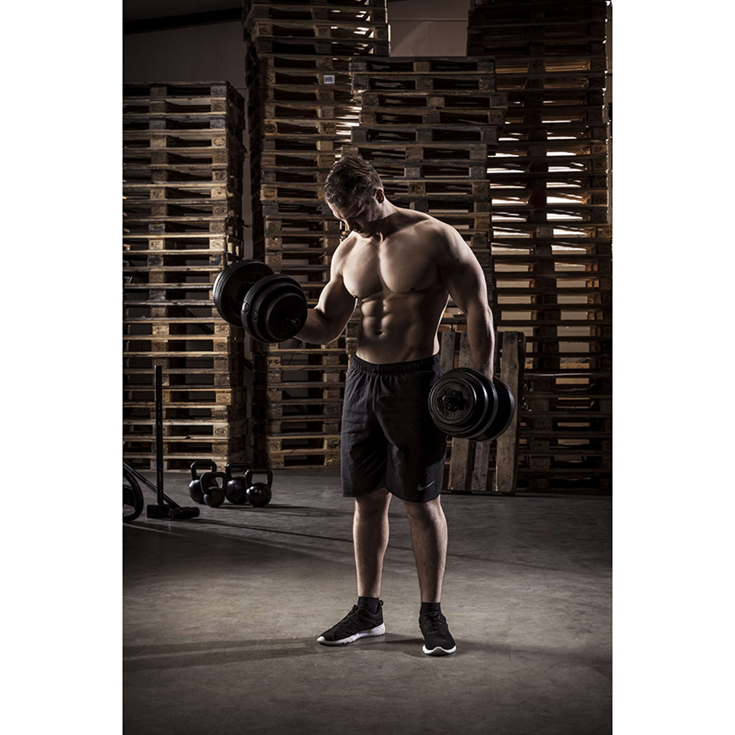 Tunturi Vinyl Dumbbellset 15kg afbeelding 2