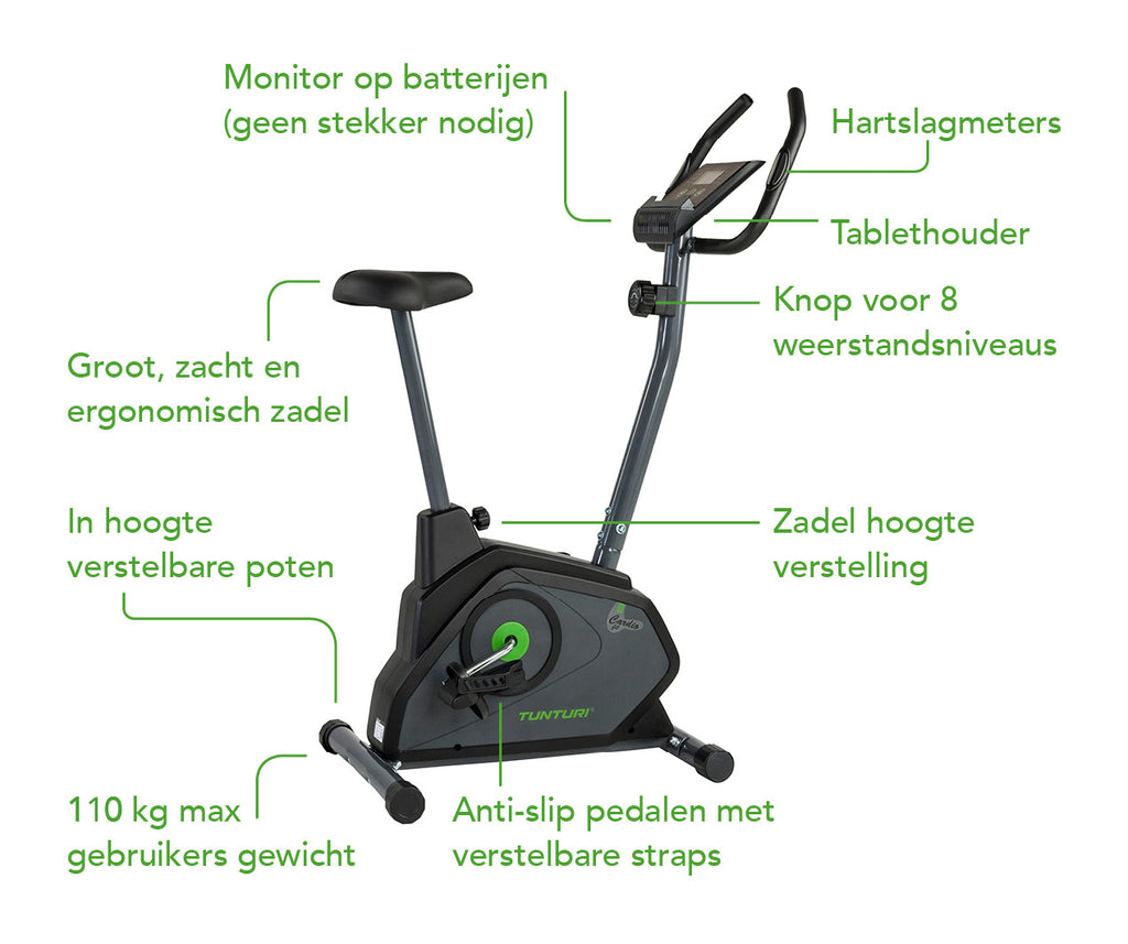 Tunturi Cardio Fit B30 Bike afbeelding 2