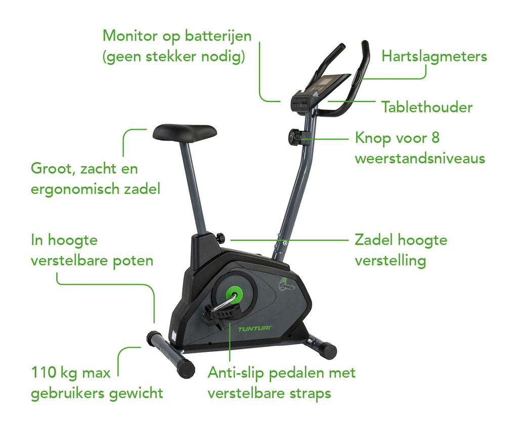 Tunturi Cardio Fit B30 Bike afbeelding 2