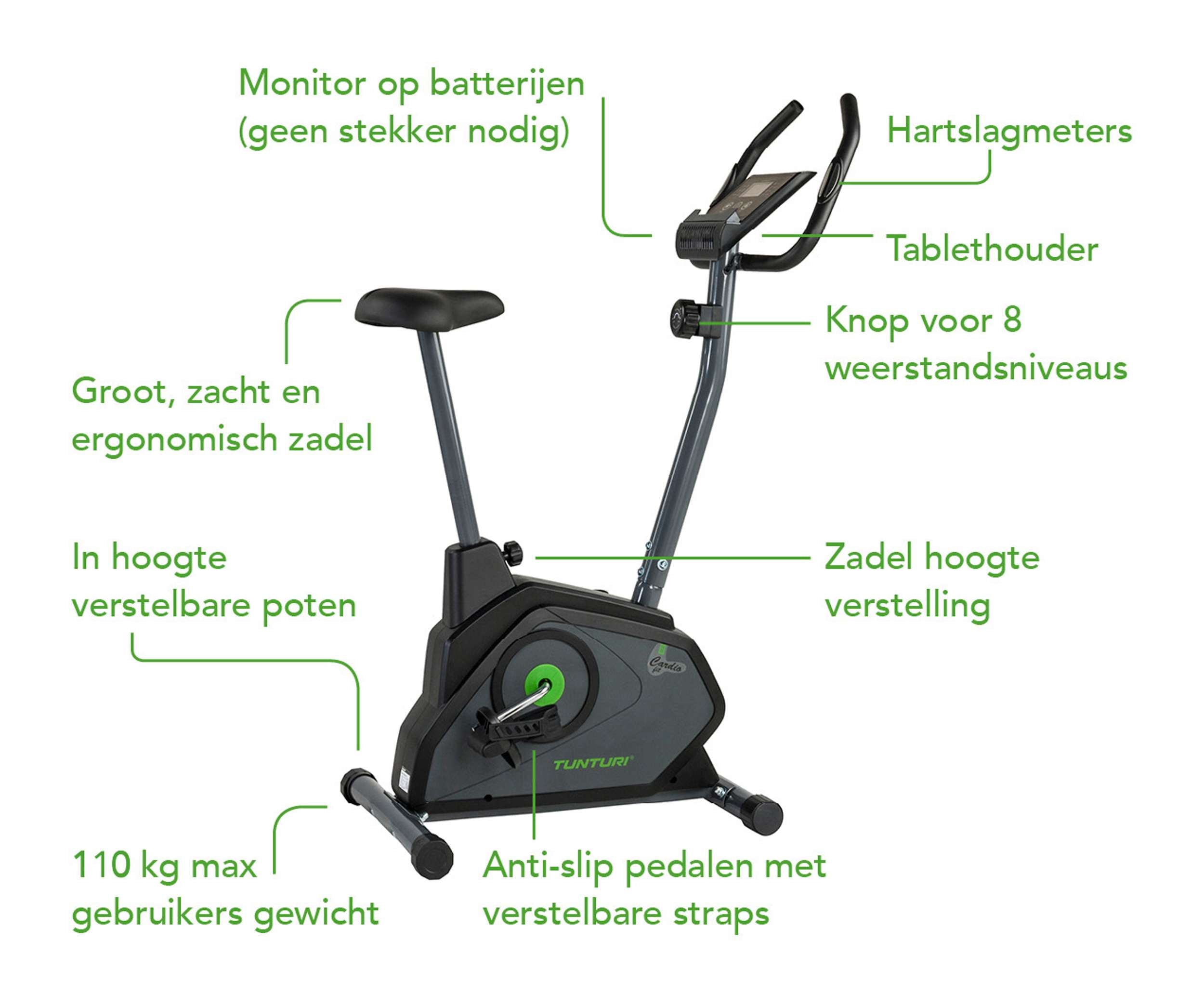 Tunturi Cardio Fit B30 Bike afbeelding 2