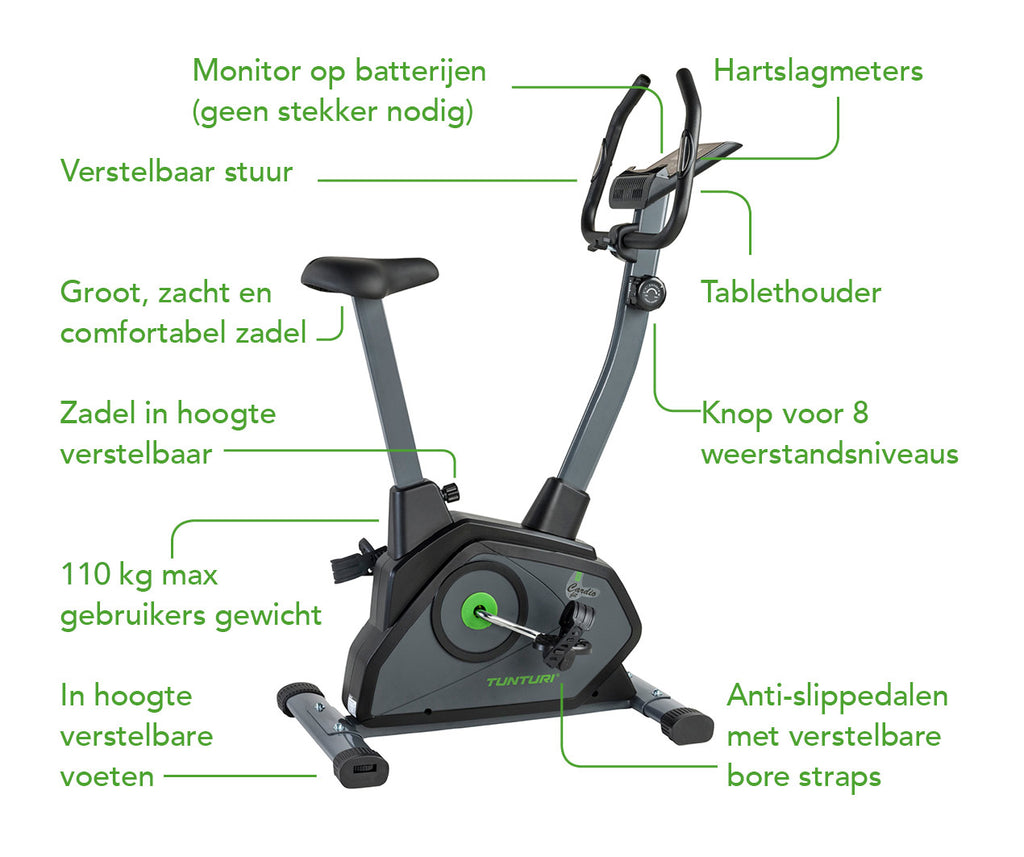 Tunturi Cardio Fit B35 Heavy Bike afbeelding 2
