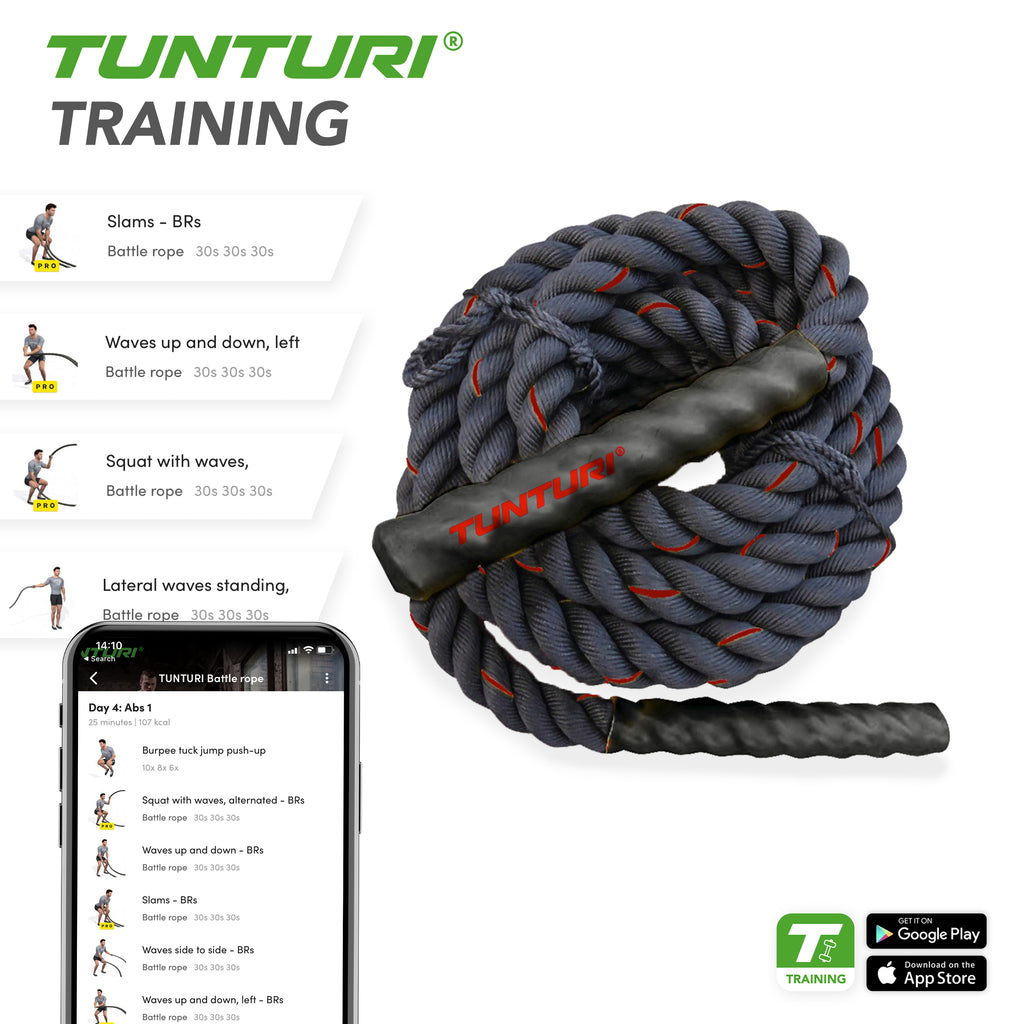 Tunturi Battle Rope 12m afbeelding 3