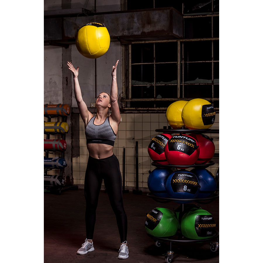 Tunturi Wall Ball 10kg Green afbeelding 5