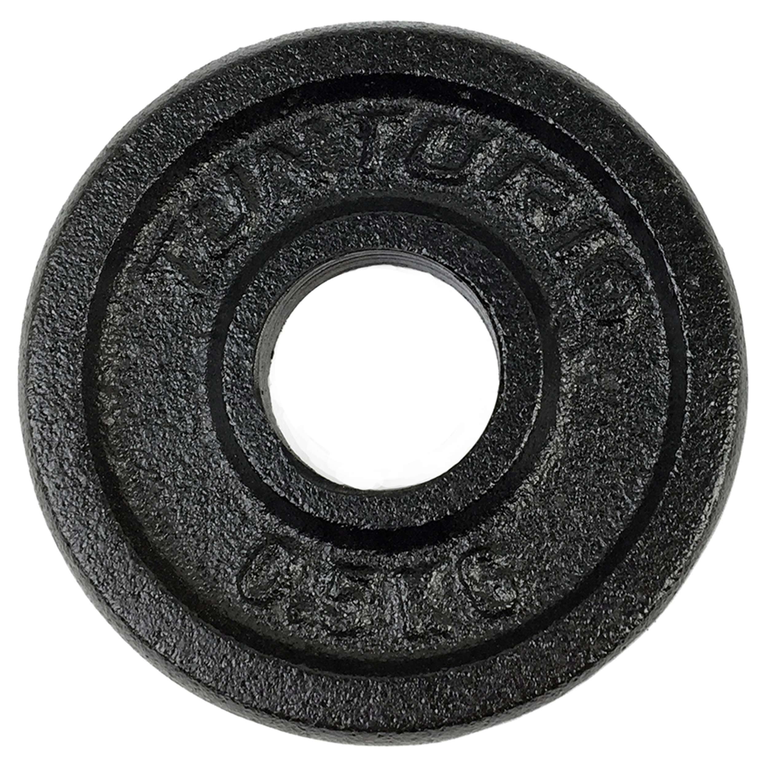 Tunturi Plates Black 0.50kg - Pair afbeelding 3