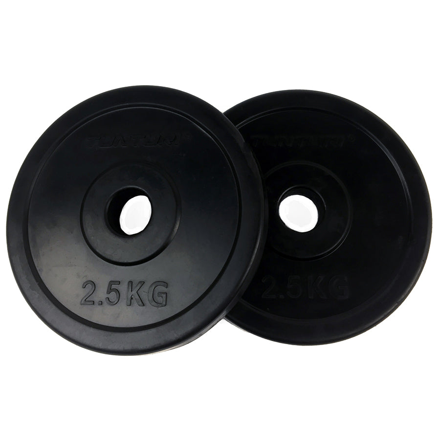 Tunturi Rubber Plates 2.5kg - Pair