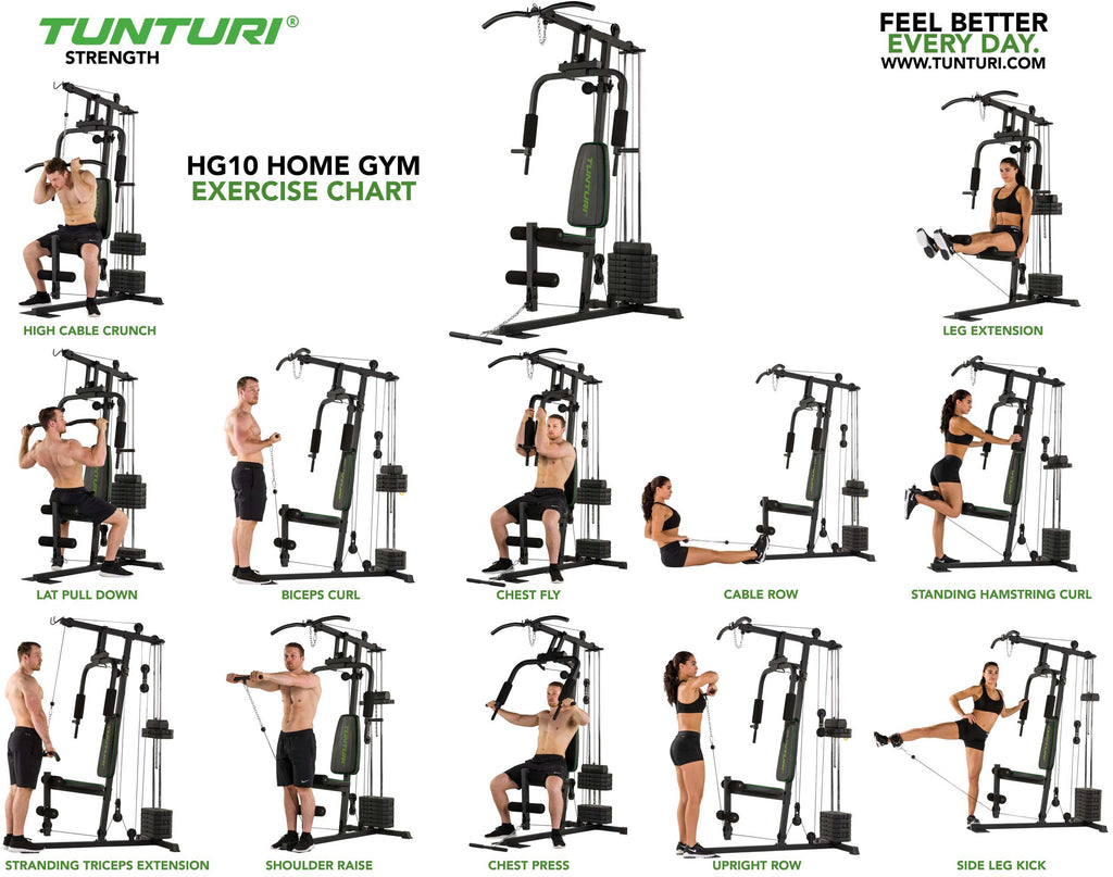 Tunturi HG10 Home Gym (1/3) afbeelding 3