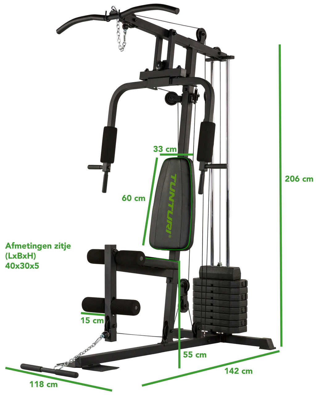 Tunturi HG10 Home Gym (1/3) afbeelding 6