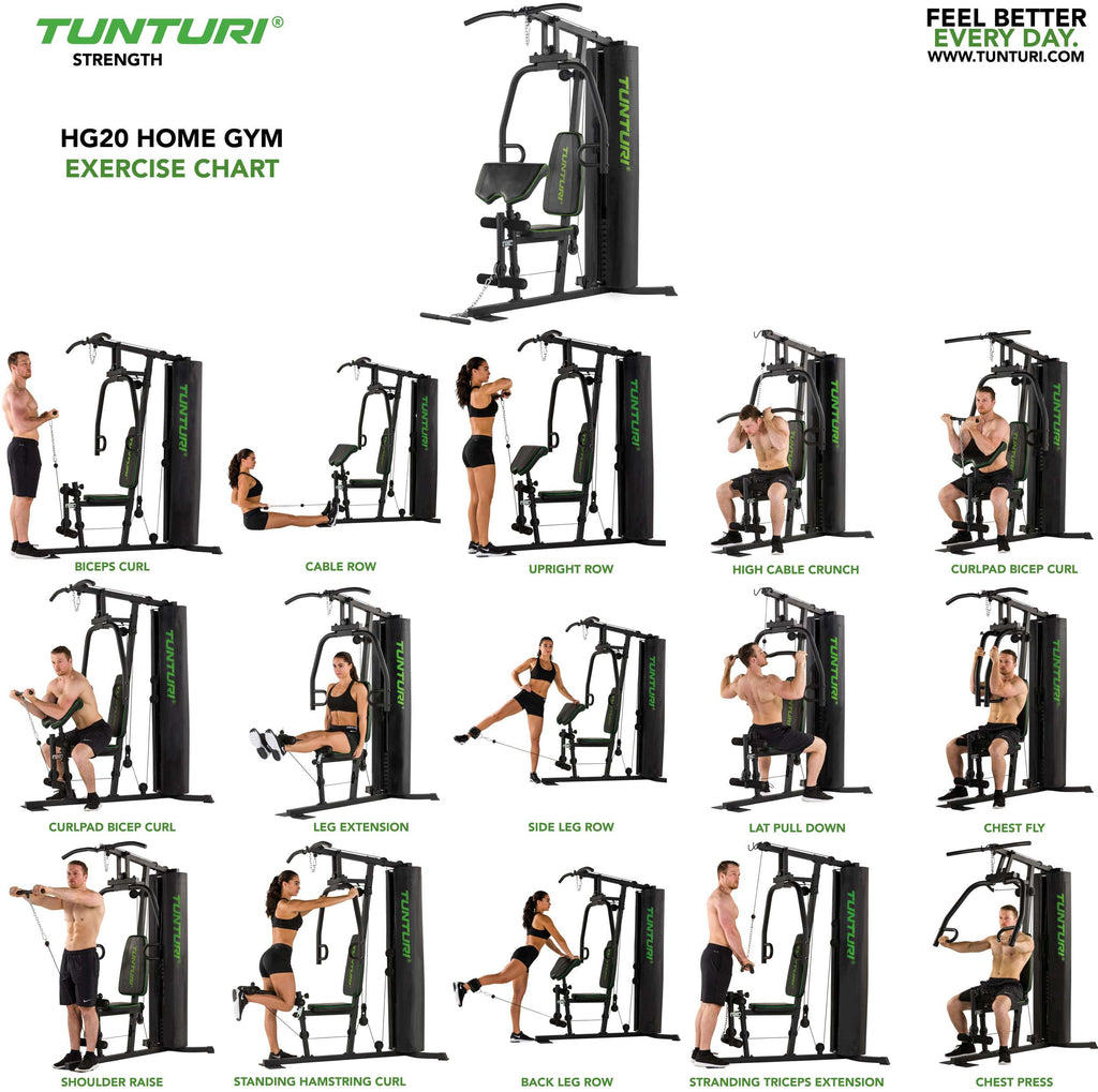 Tunturi HG20 Home Gym (1/3) afbeelding 3