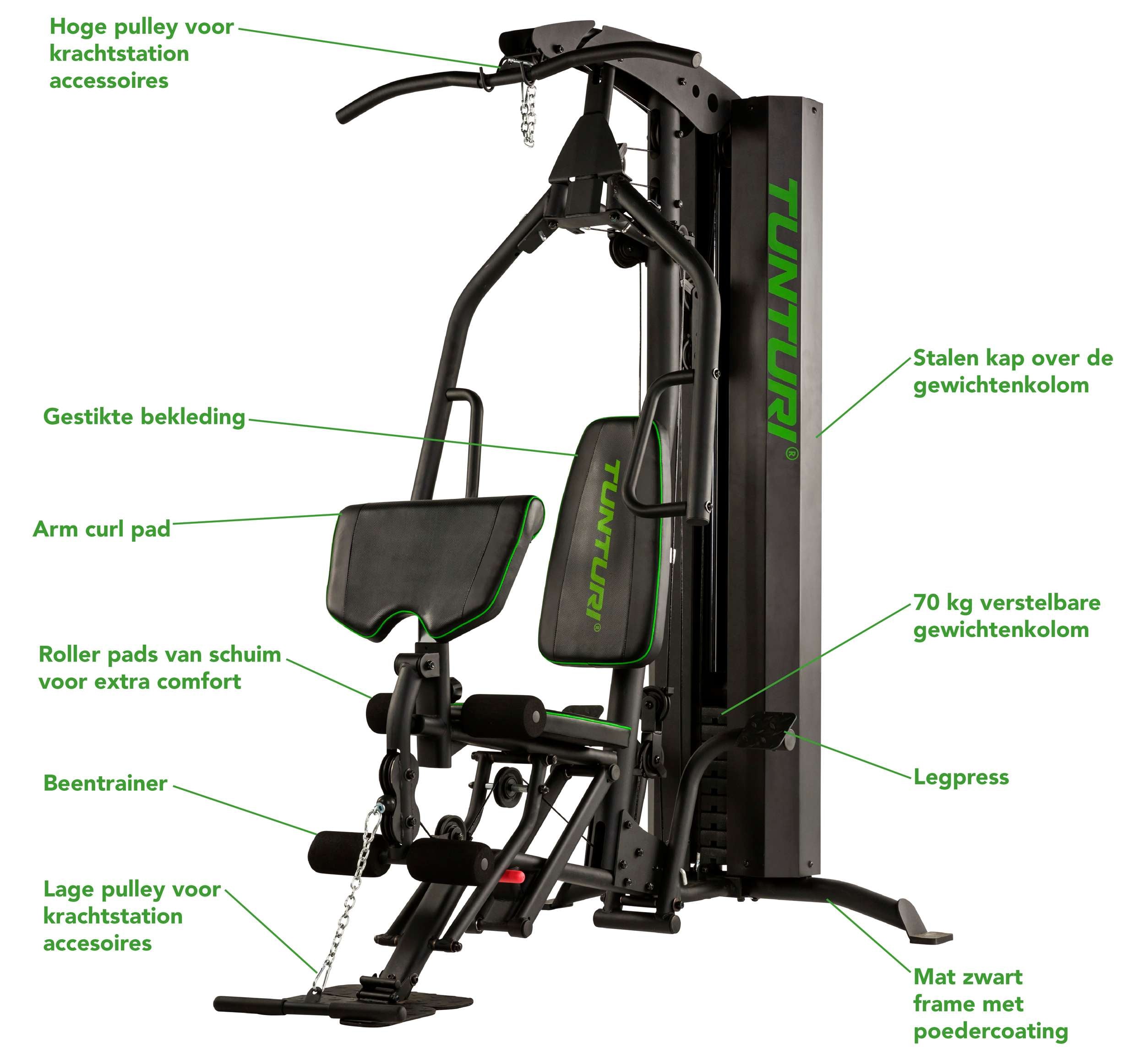 Tunturi HG60 Home Gym (1/5) afbeelding 4