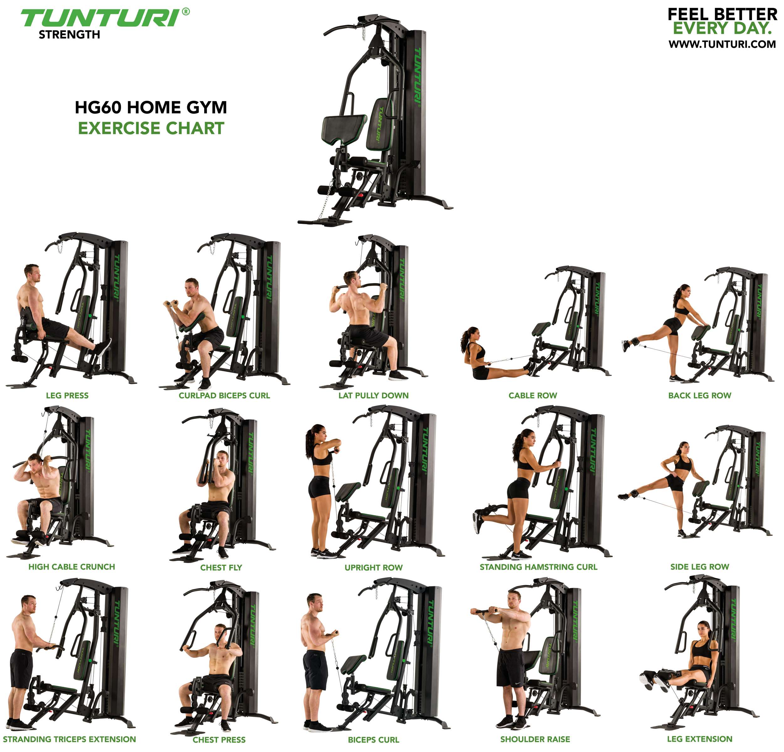 Tunturi HG60 Home Gym (1/5) afbeelding 3