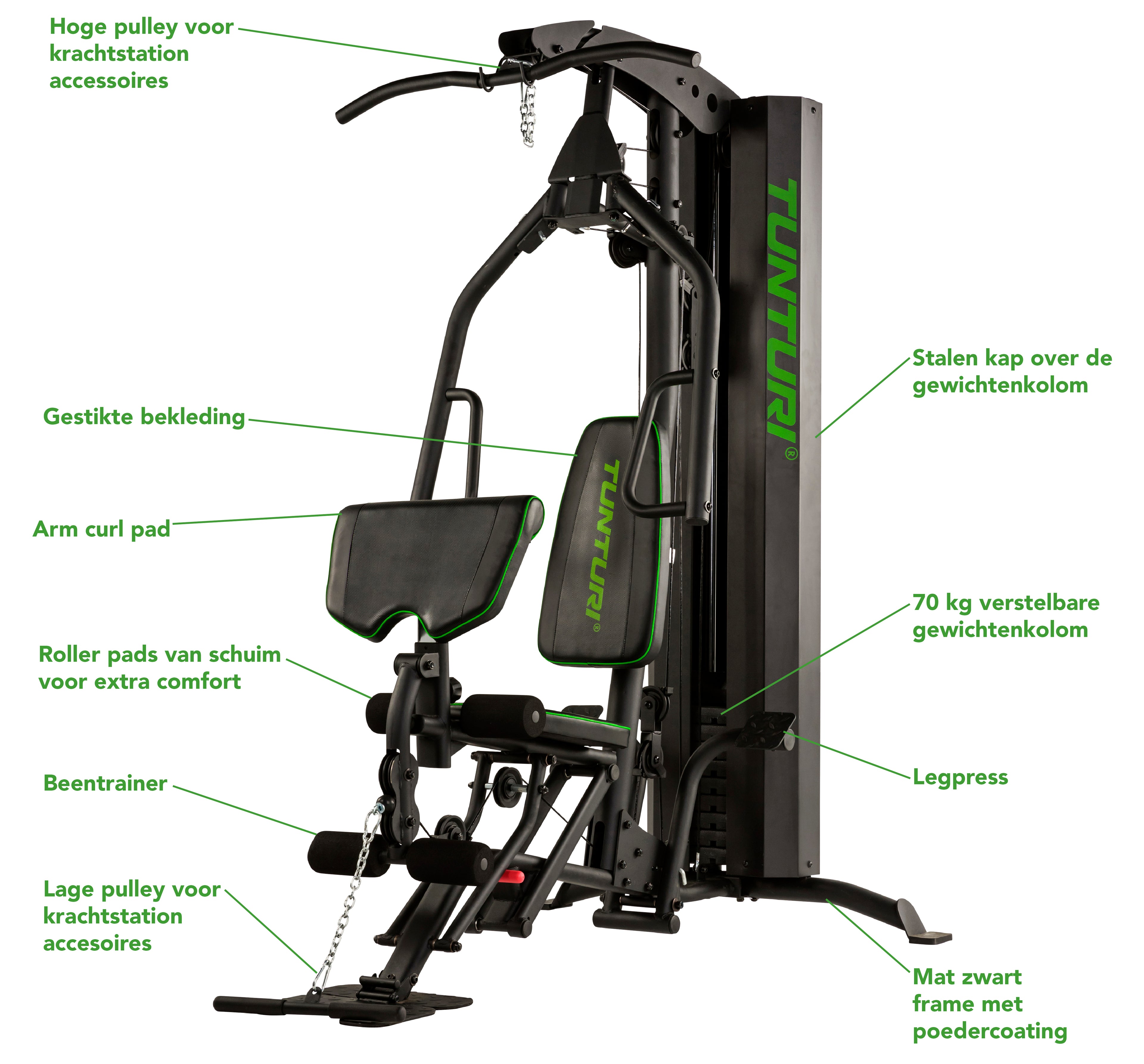 Tunturi HG60 Home Gym (1/5) afbeelding 4