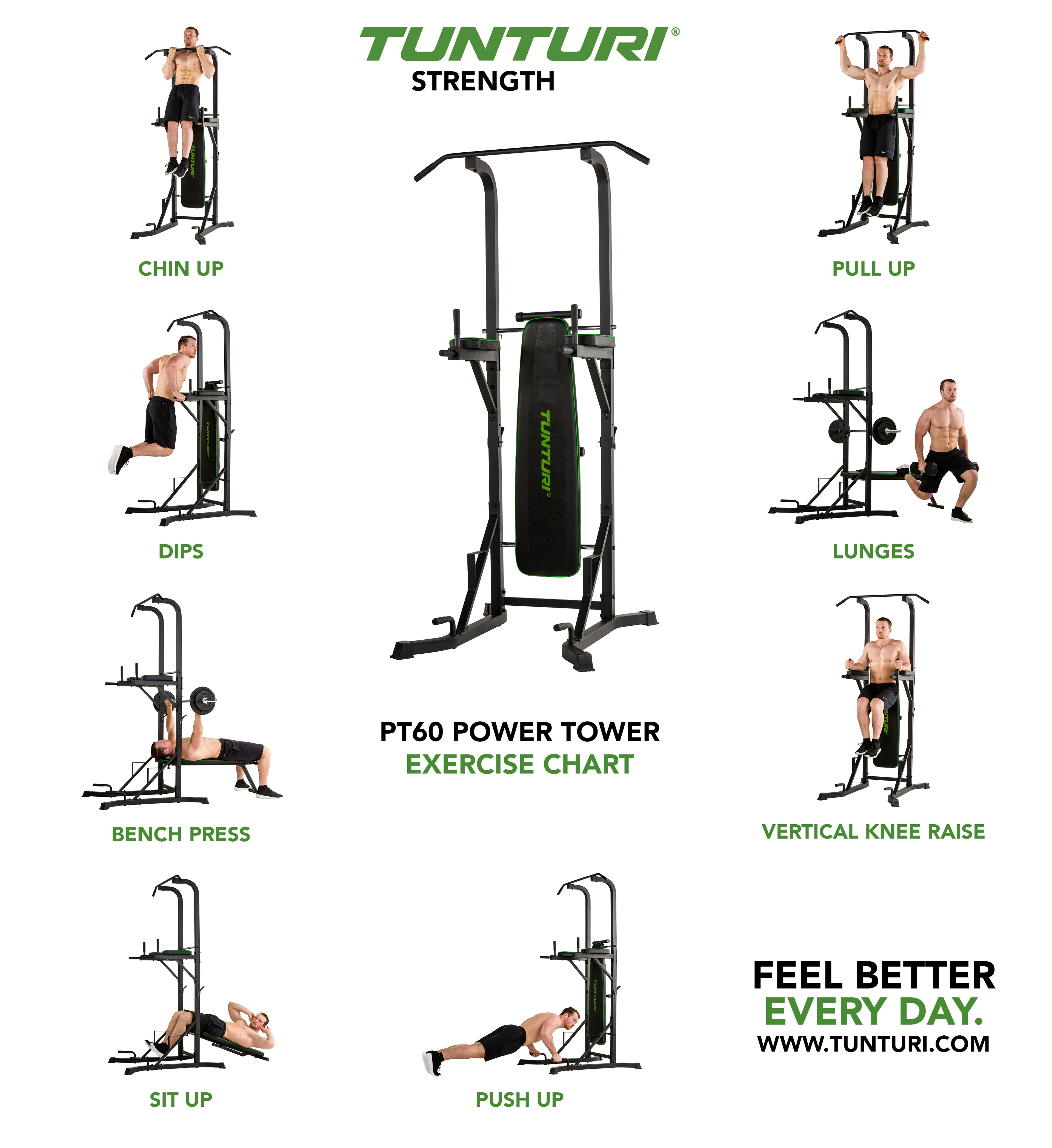 Tunturi PT60 Power Tower afbeelding 3