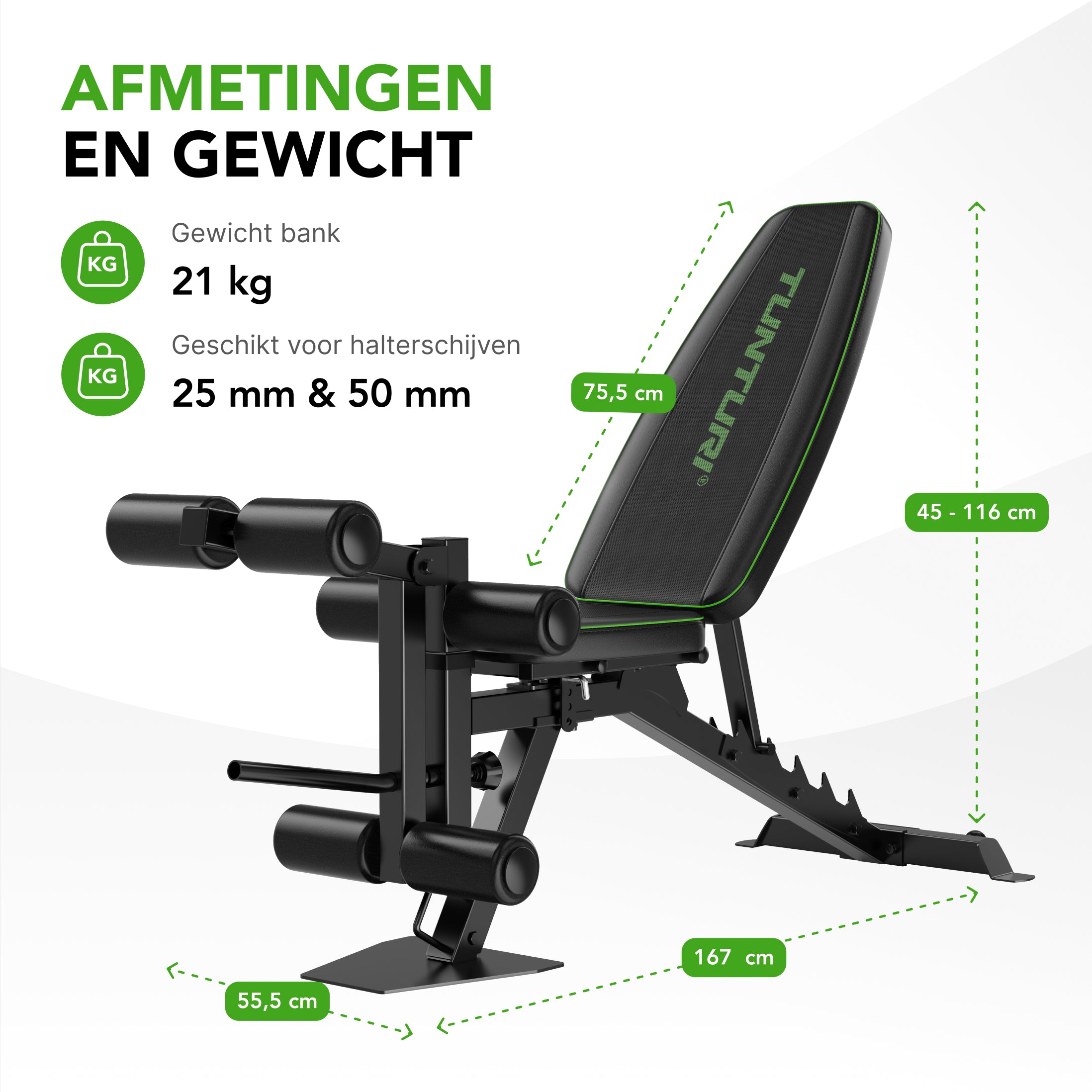 Tunturi UB60 Utility Bench afbeelding 4