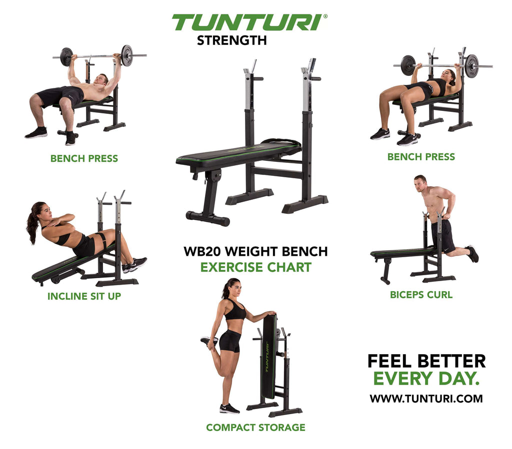 Tunturi WB20 Basic Weight Bench afbeelding 3