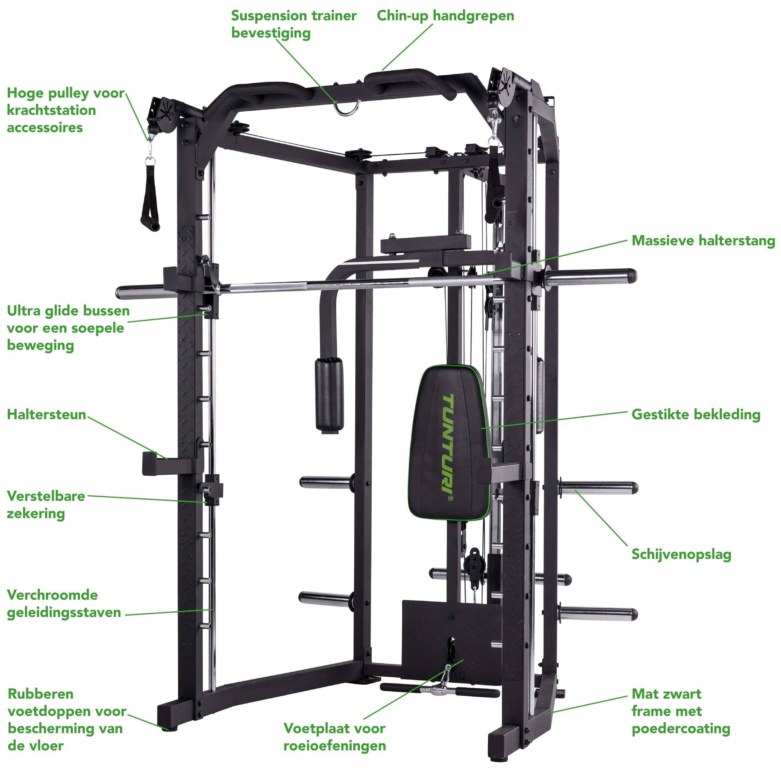 Tunturi SM80 Full Smith (1/3) afbeelding 7