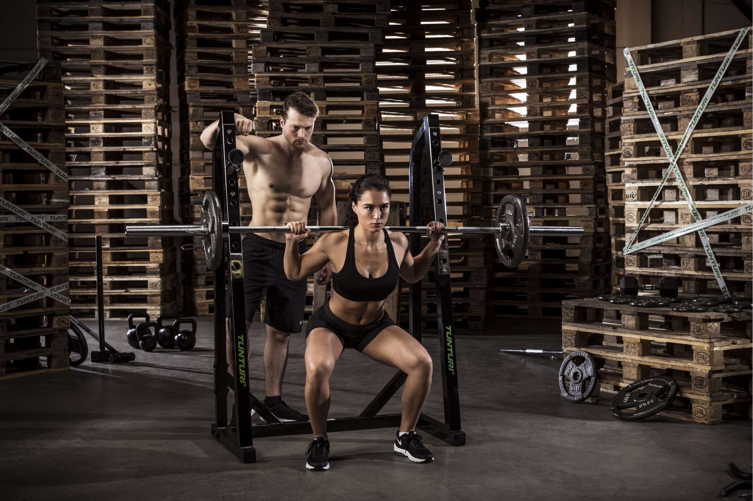 Tunturi WT40 Squat Rack afbeelding 2