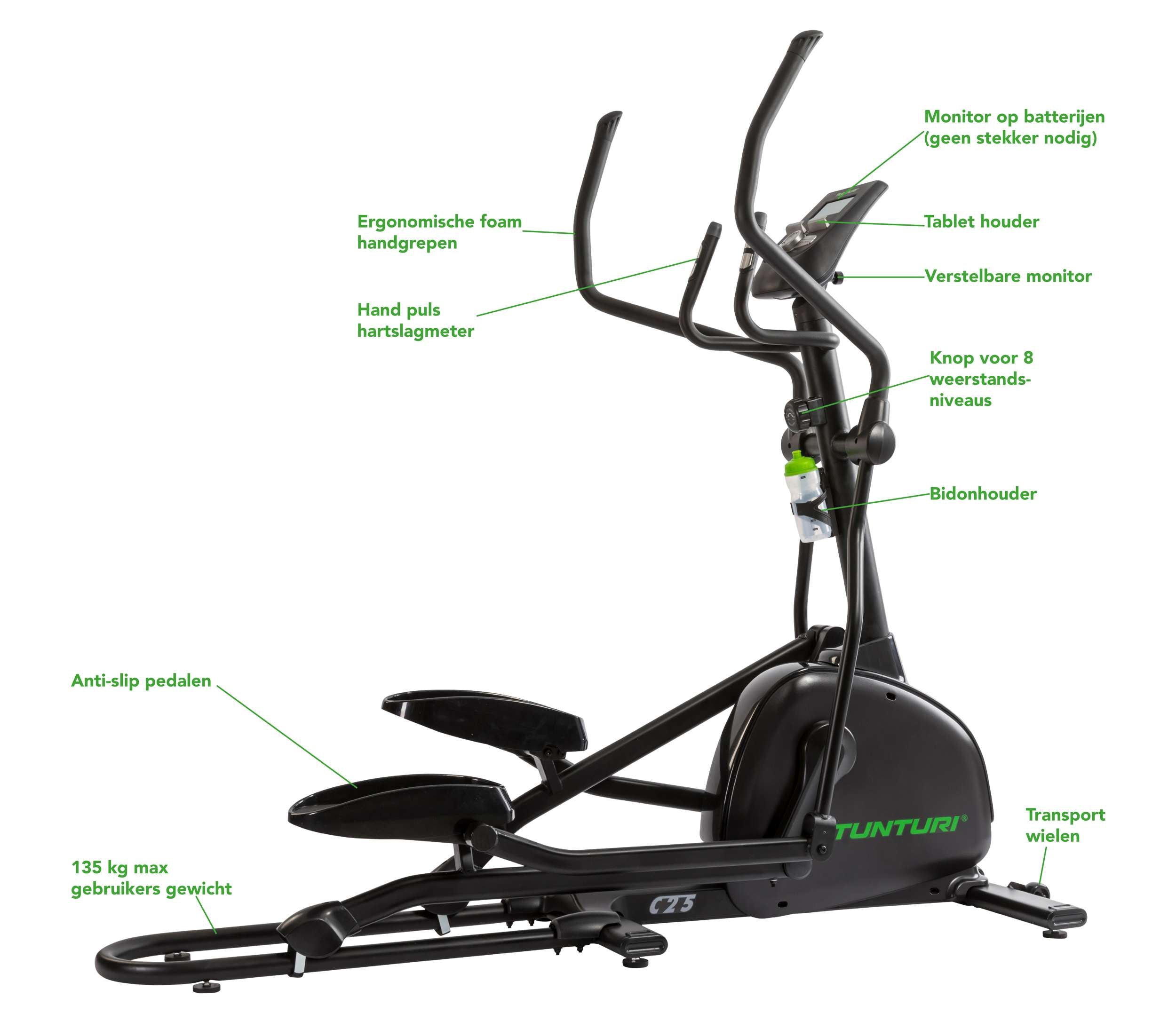 Tunturi C25-F Crosstrainer Compentence afbeelding 4