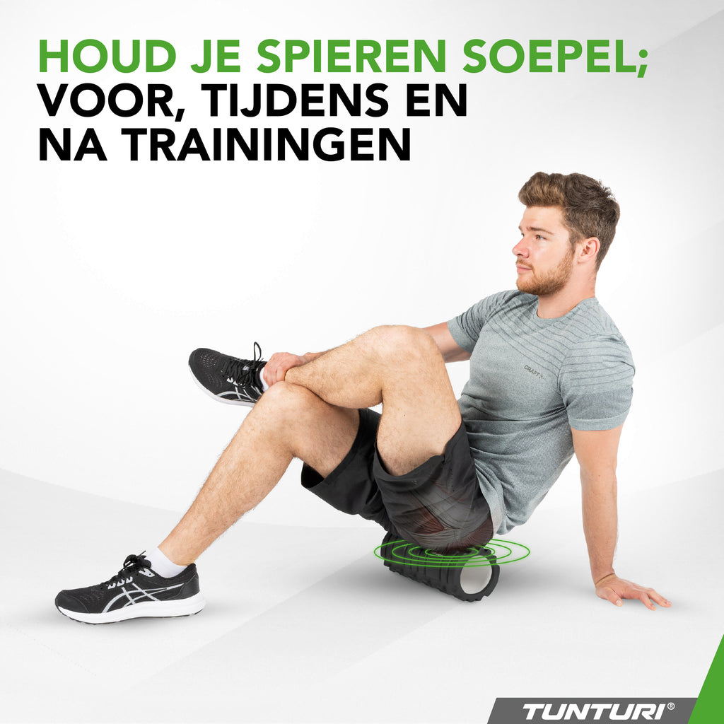 Tunturi Yoga Grid Foam Roller, 33cm, Black afbeelding 7