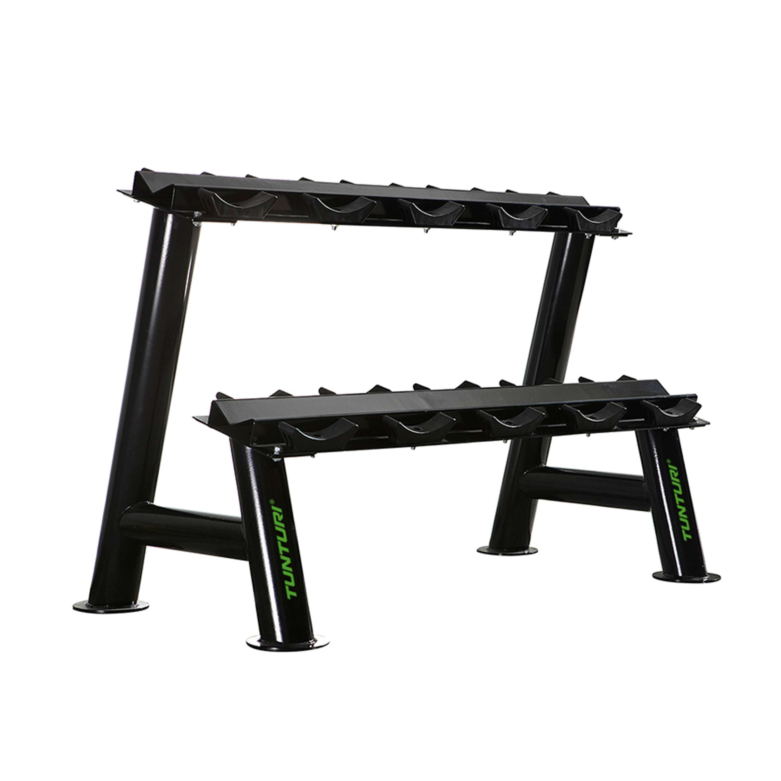 Tunturi Pro Dumbbell Rack Plates (2pcs), Incl 5 Saddles