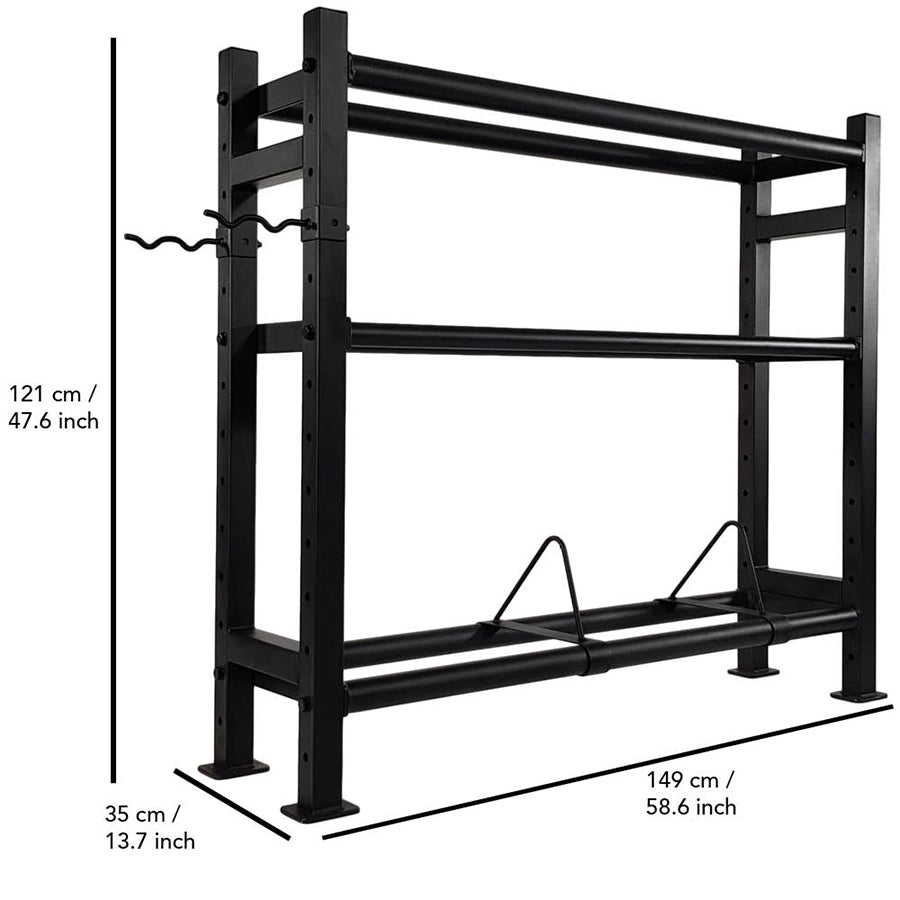 Tunturi Wall-Kettle-Bumper Multi Storage Rack (1/2) afbeelding 14