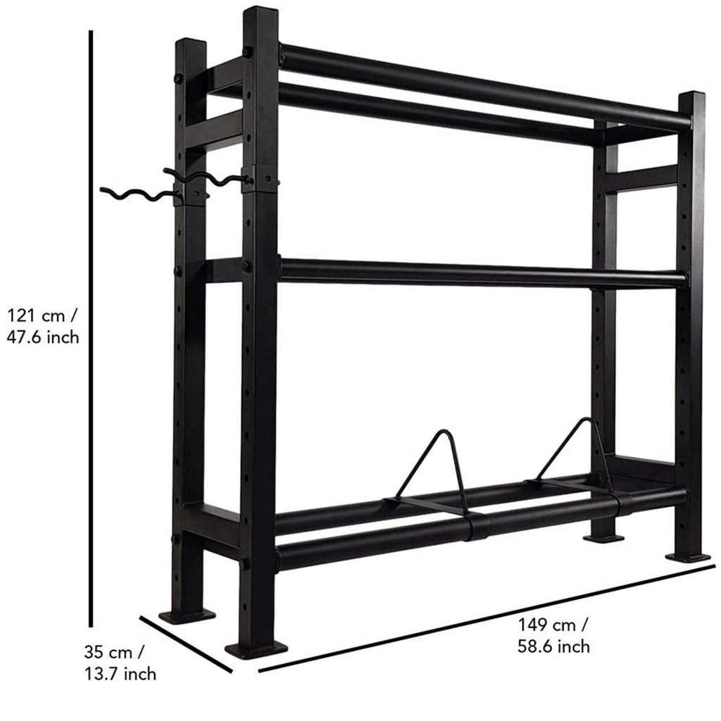 Tunturi Wall-Kettle-Bumper Multi Storage Rack (1/2) afbeelding 14