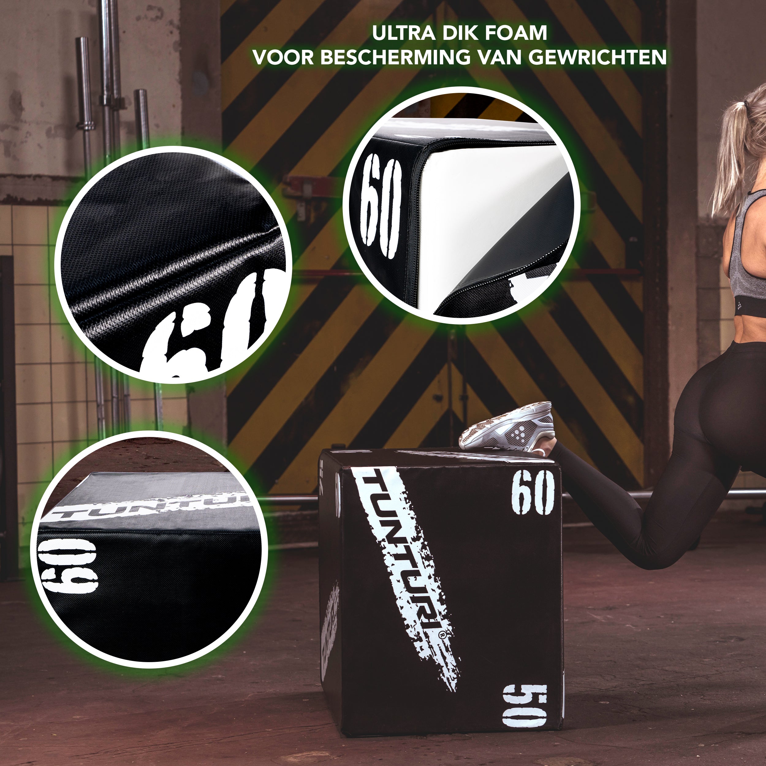 Tunturi Plyo Box Soft (EVA) 40/50/60cm afbeelding 3