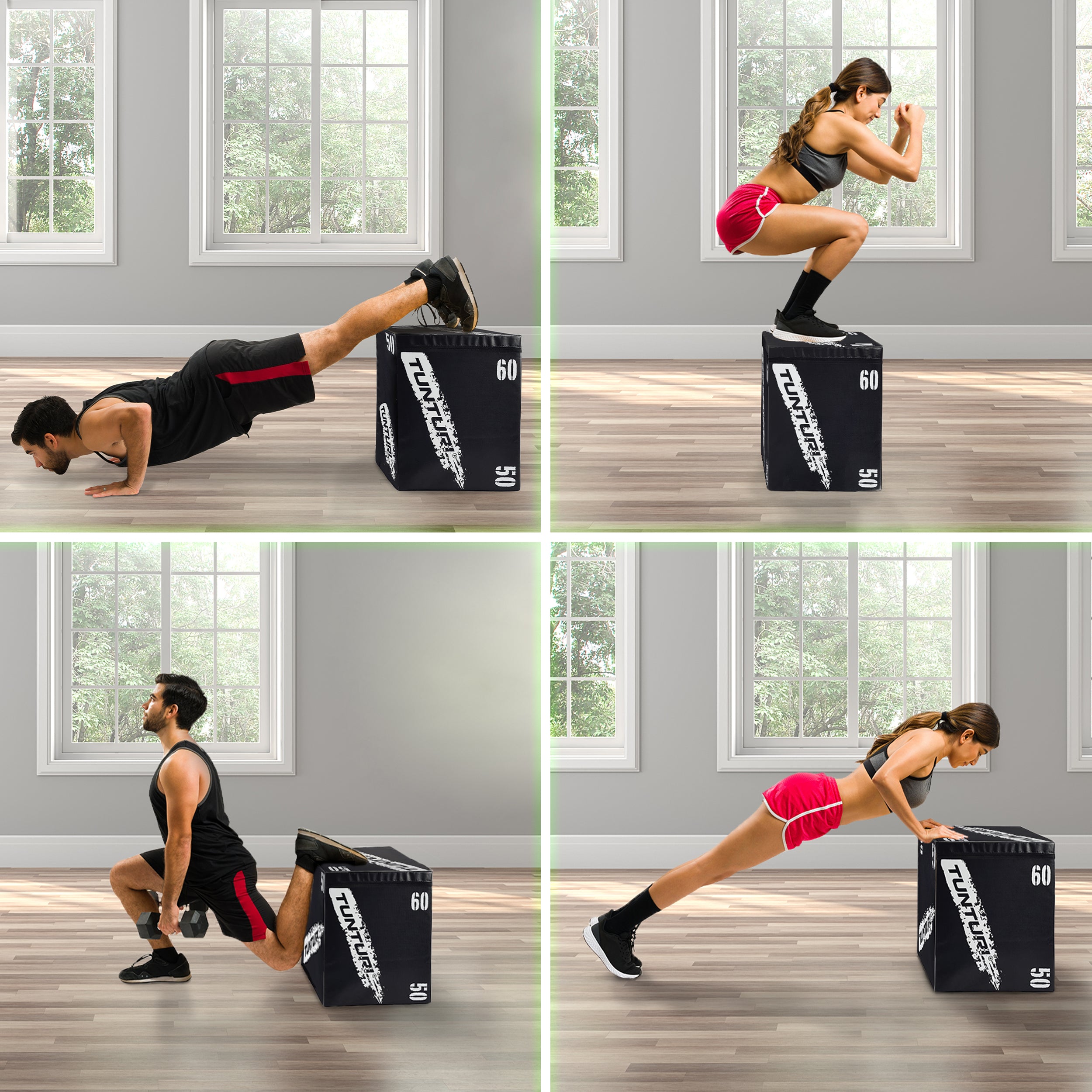 Tunturi Plyo Box Soft (EVA) 40/50/60cm afbeelding 4