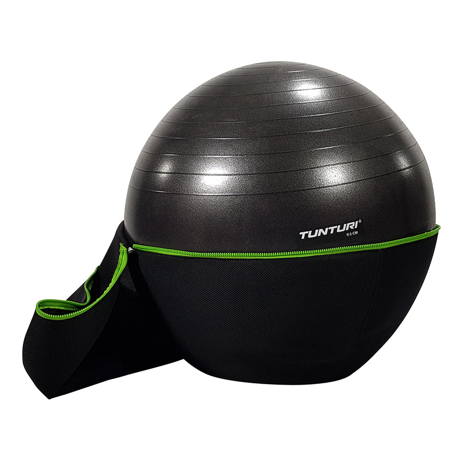 Tunturi Gymball Cover 65cm With Green Zipper afbeelding 4