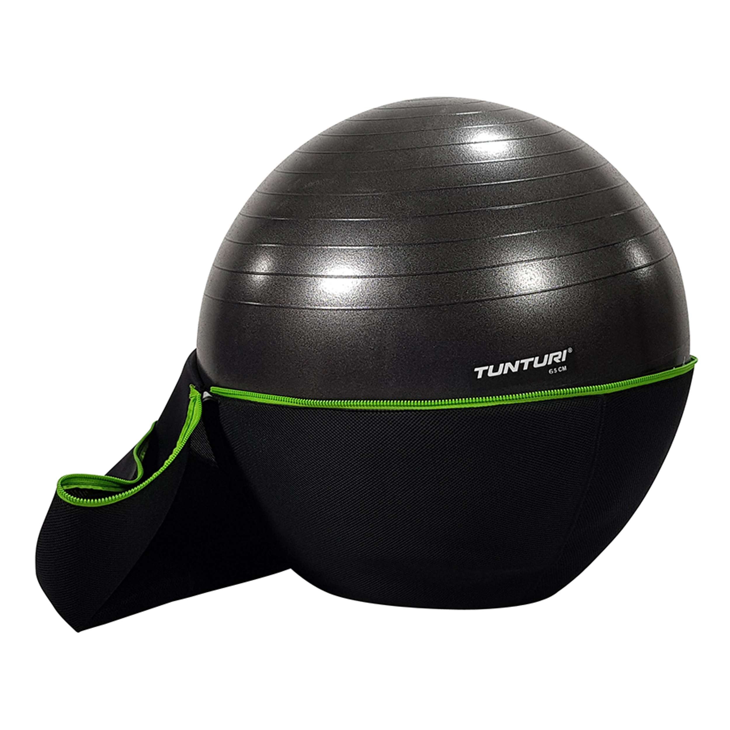 Tunturi Gymball Cover 65cm With Green Zipper afbeelding 4
