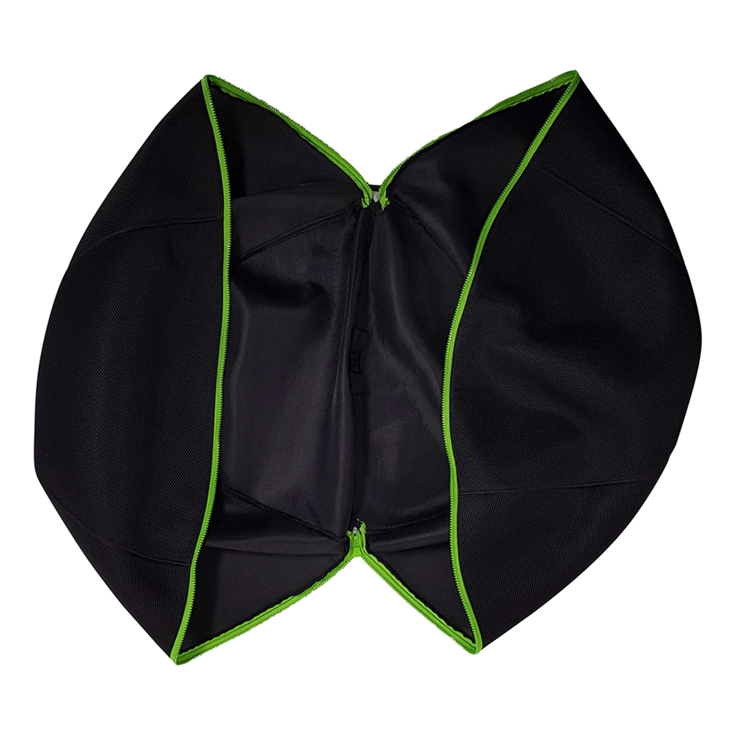 Tunturi Gymball Cover 75cm With Green Zipper afbeelding 2