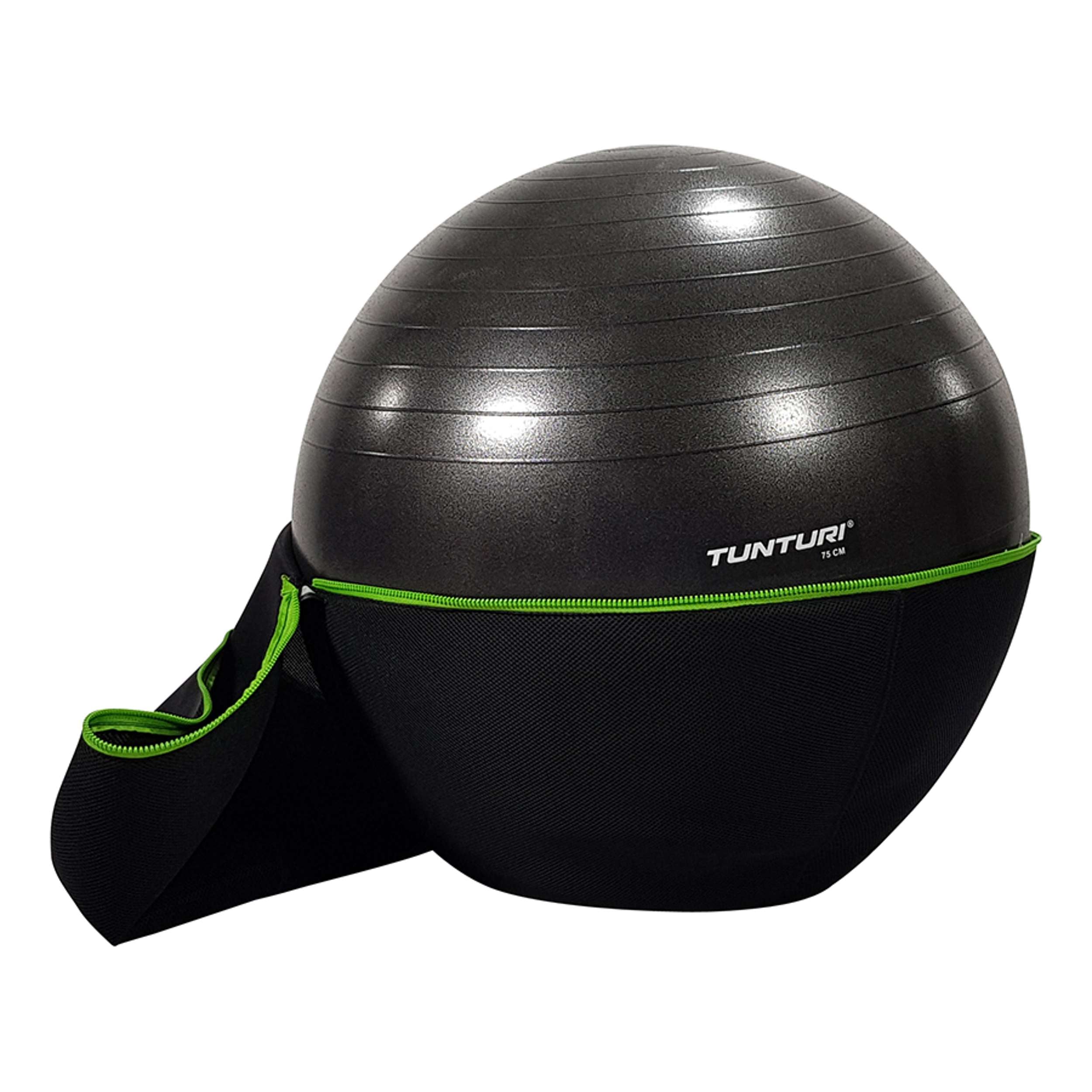 Tunturi Gymball Cover 75cm With Green Zipper afbeelding 4
